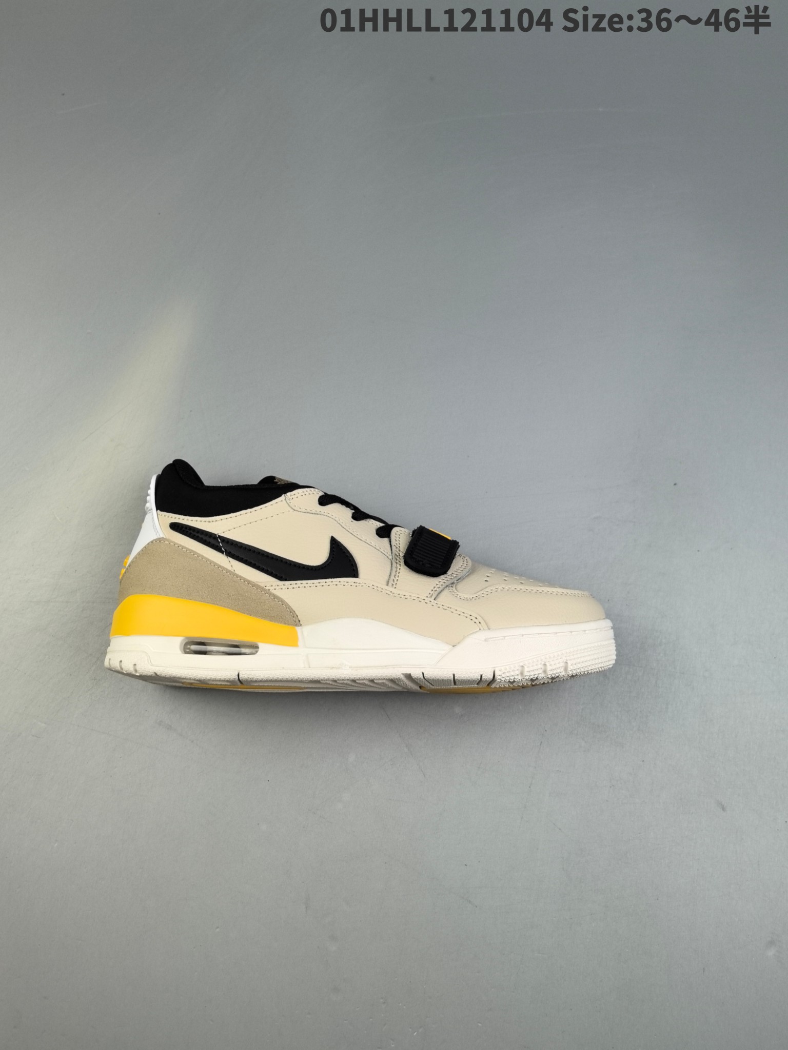 真标带半码Air Jordan Legacy 312 Low pale vanilla 低帮 淡黄 AJ312 Jordan312代 aj312 乔312 低邦 黑黄 Jordan篮球鞋系列9