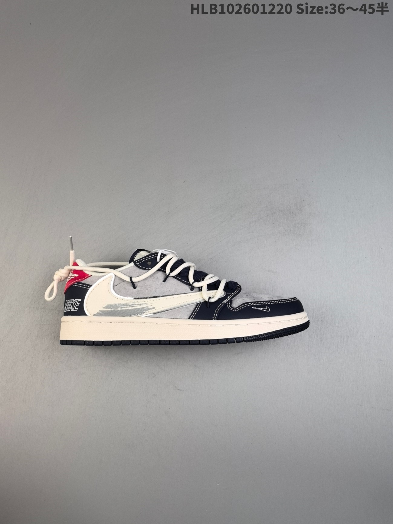 公司级✅AJ倒勾Travis Scott x Air Jordan 1 ” Reverse Mocha “ AJ1乔1 TS 闪电 联名倒钩 低帮文化篮球鞋 完美品质出货 细节如图所示  鞋面9