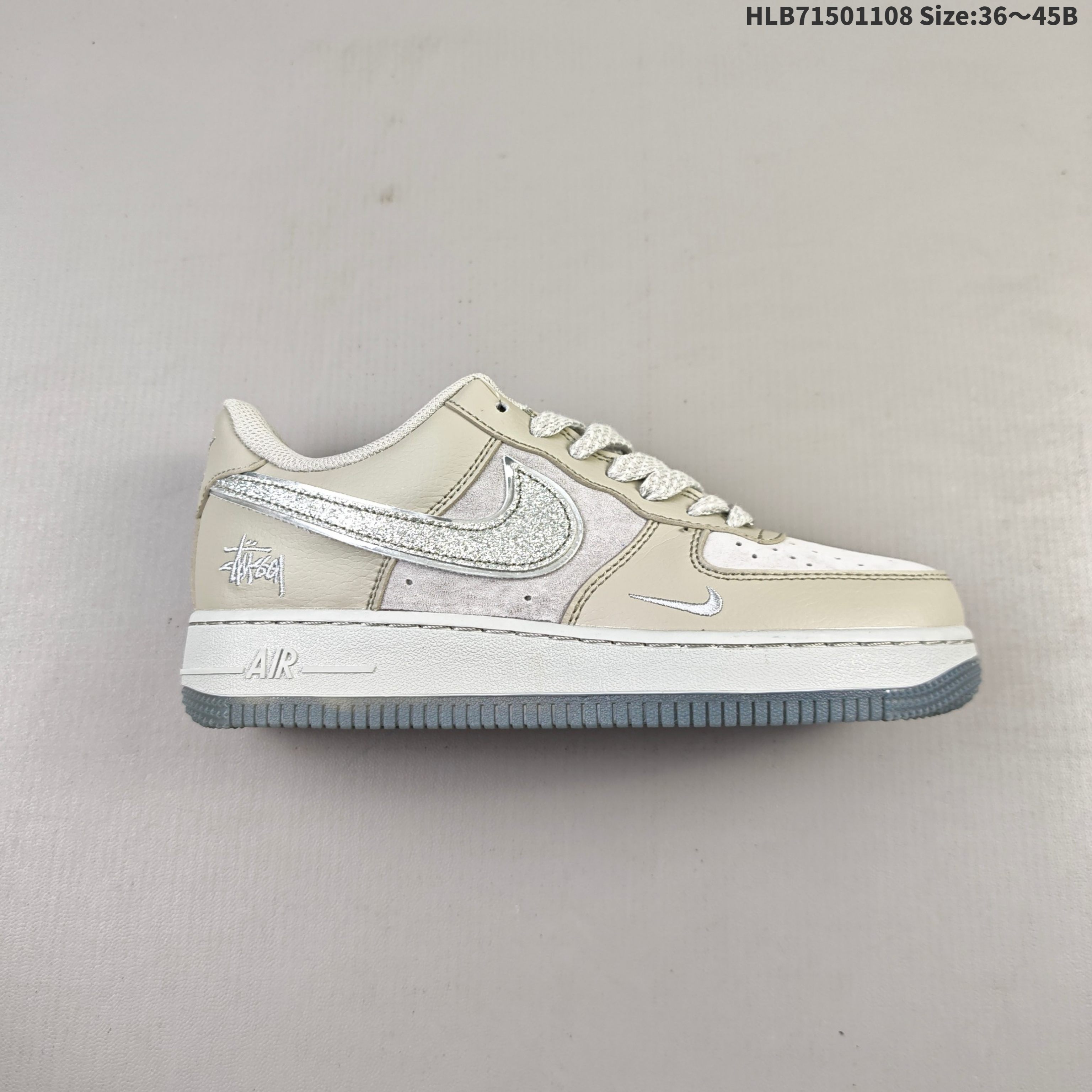Nike Air Force 1 Low 07 x The North Face 白棕小钩满天星 原楦头原纸板 打造纯正低帮空军版型 专注外贸渠道 全掌内置蜂窝气垫 原盒配件 原厂中底钢印、拉帮完美 官方货号:QY6818 521 HLB71501108 B