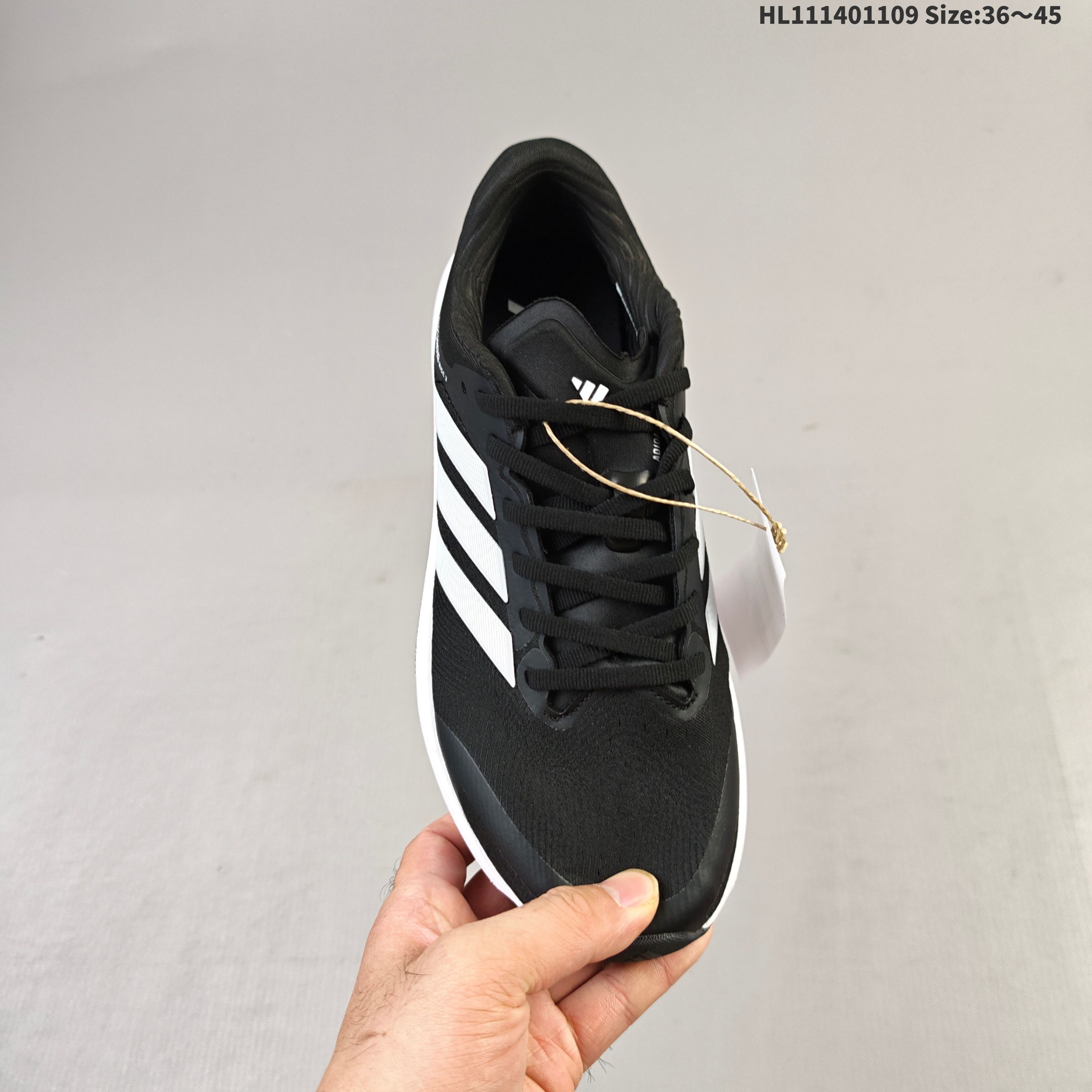 公司级✅Adidas Adizero Adios Pro 4马拉松飞线贾卡轻质透气休闲运动跑步鞋 采用双层透气网纱 Flywire动态飞线绑缚鞋面材质 内置Zoom小气垫装置 货号:JR7671 ID:HL111401109