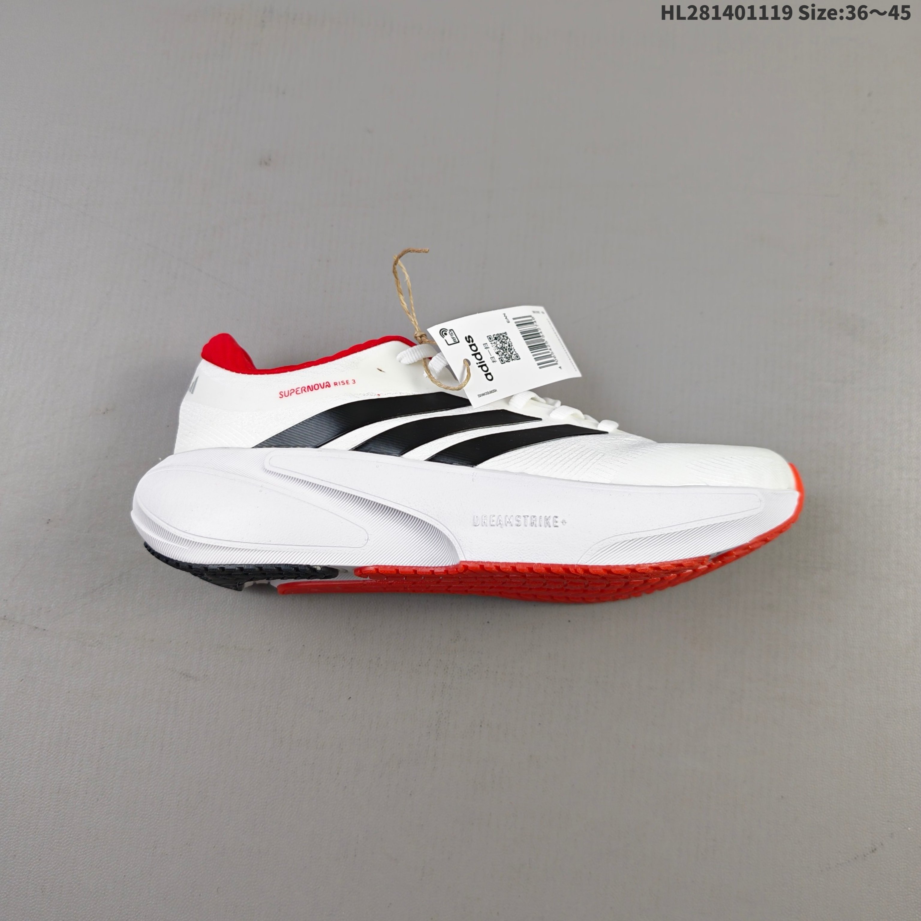 💰140
公司级✅Adidas Supernova Rise 3 阿迪达斯 减震回弹 运动透气休闲跑步鞋
货号:JR7374
ID:HL281401119 Size:36~45