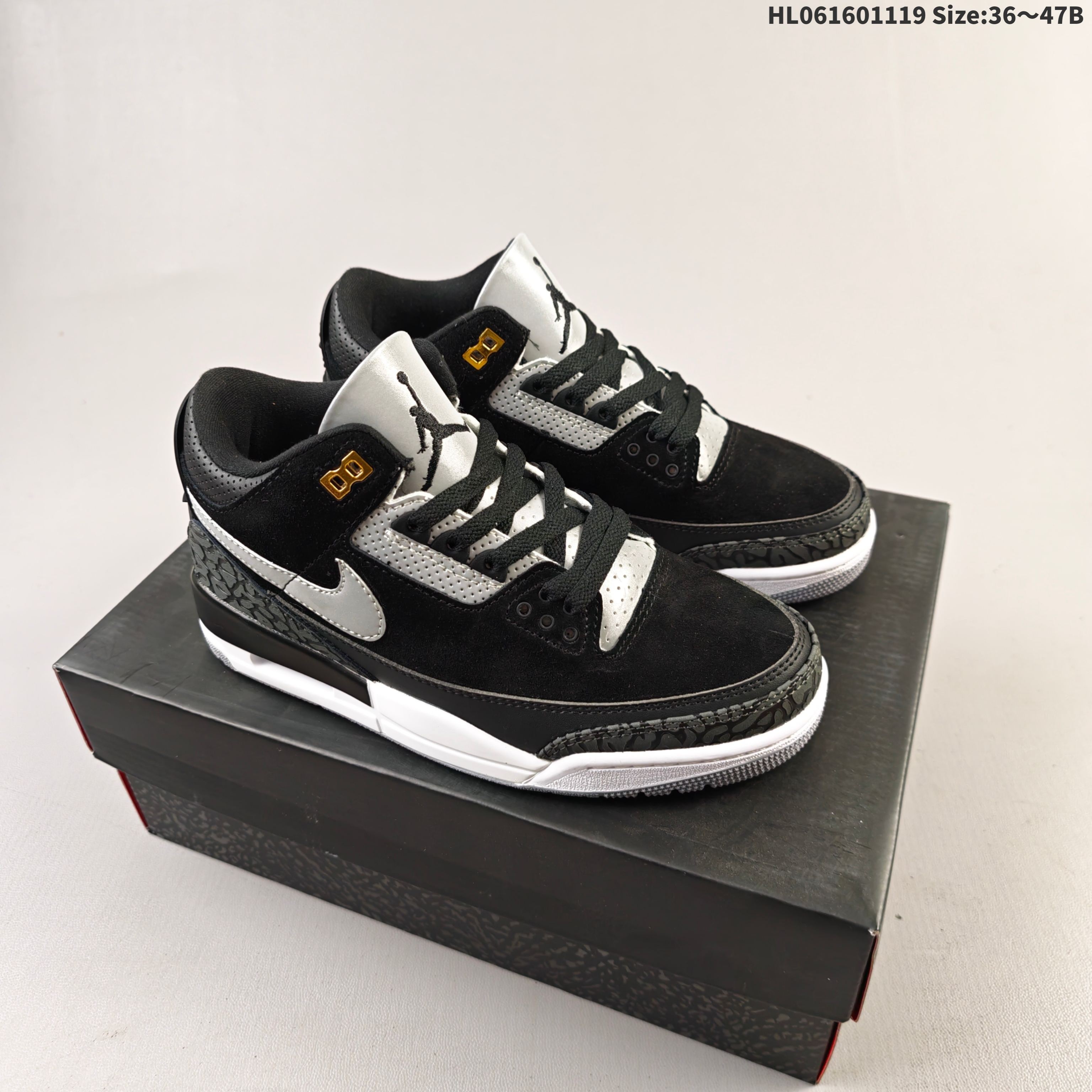 集合💰160
Nike Air Jordan 3 Retro 迈克尔·乔丹AJ3代中帮复古休闲运动文化篮球鞋
货号:CK4348-007
尺码:36 36.5 37.5 38 38.5 39 40 40.5 41 42 42.5 43 44 45 46 47
ID:HL061601119 Size:36~47B