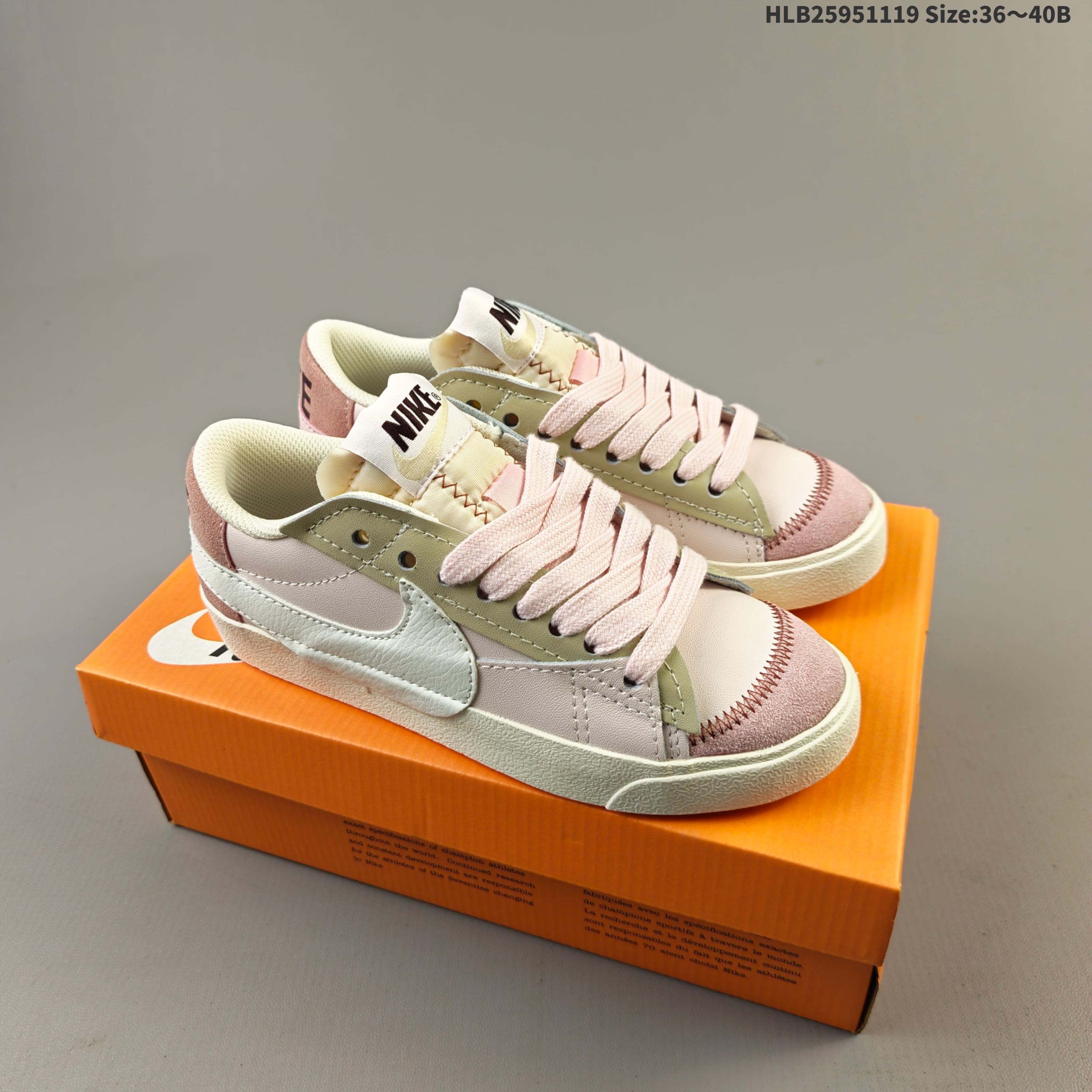 集合💰95
真标✅Nike Blazer Low‘77 Jumbo
经典百搭低帮开拓者休闲运动板鞋
货号:DQ1470-601
ID:HLB25951119