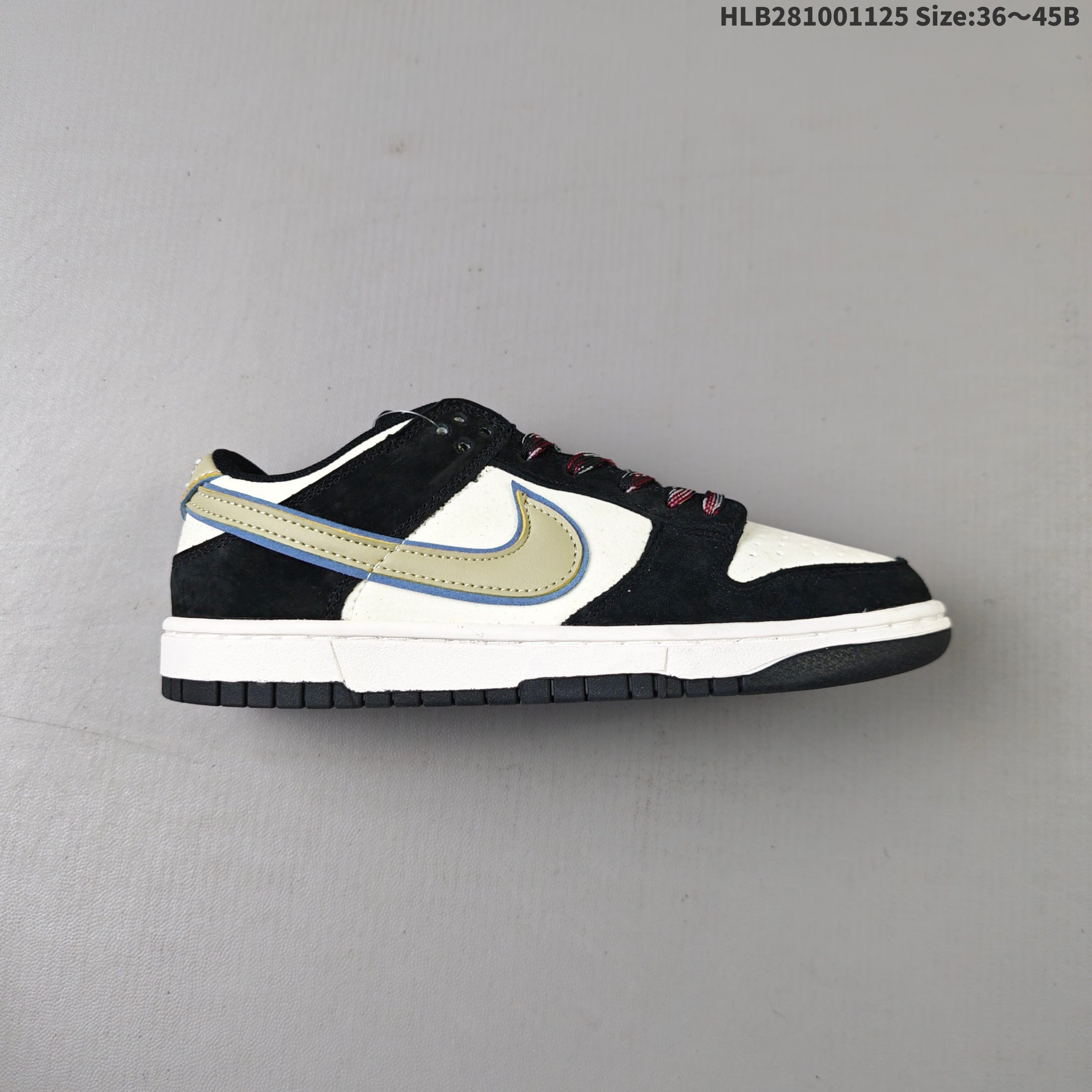 集合💰100
耐克NIKE sb DUNK LOW 扣篮系列 复古低帮休闲运动滑板板鞋采用脚感柔软舒适ZoomAir气垫有效吸收滑板等极限运动在落地时带来的冲击力 为街头运动者们提供更好的保护
尺码： 36 36.5 37.5 38 38.5 39 40 40.5 41 42 42.5 43 44 45
货号：BB0528-001HLB281001125 Size:36～45B