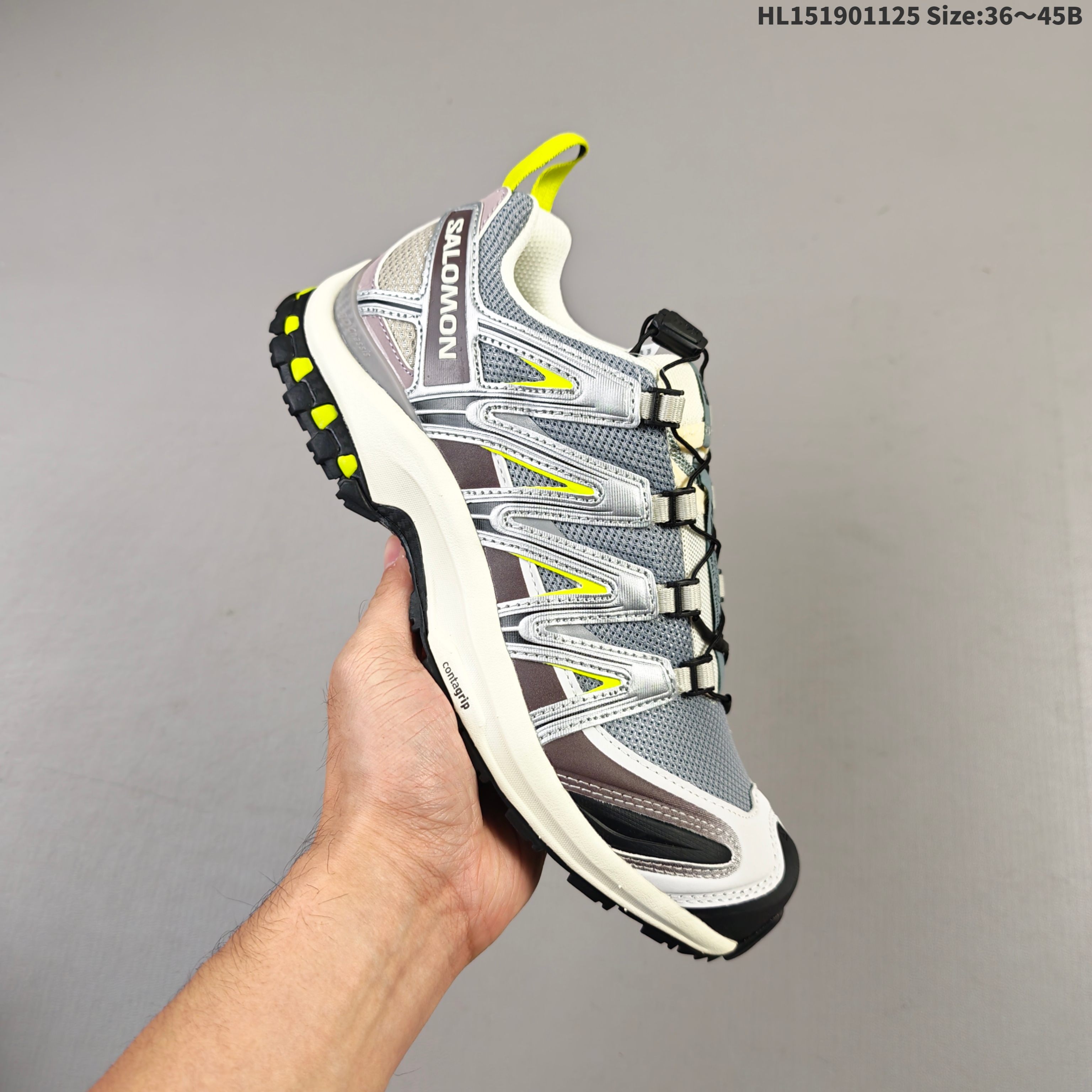 集合一💰190
Salomon 萨洛蒙 XAPRO 3D户外越野跑鞋 鞋面采用SENSIFIT贴合技术 全方位贴合包裹脚型 鞋跟部鞋底牵引设计 提供强大的抓地性能 更适应野外崎岖不平的道路 其3D ADVANCED CHASSIS底盘 材料轻量大化 钉齿设计更具稳定性、防护性 鞋底易磨损区运用CONTAGRIP高耐磨材料 应对城市硬质路面长距离跑考验
编码。HL151901125 Size:36~45B