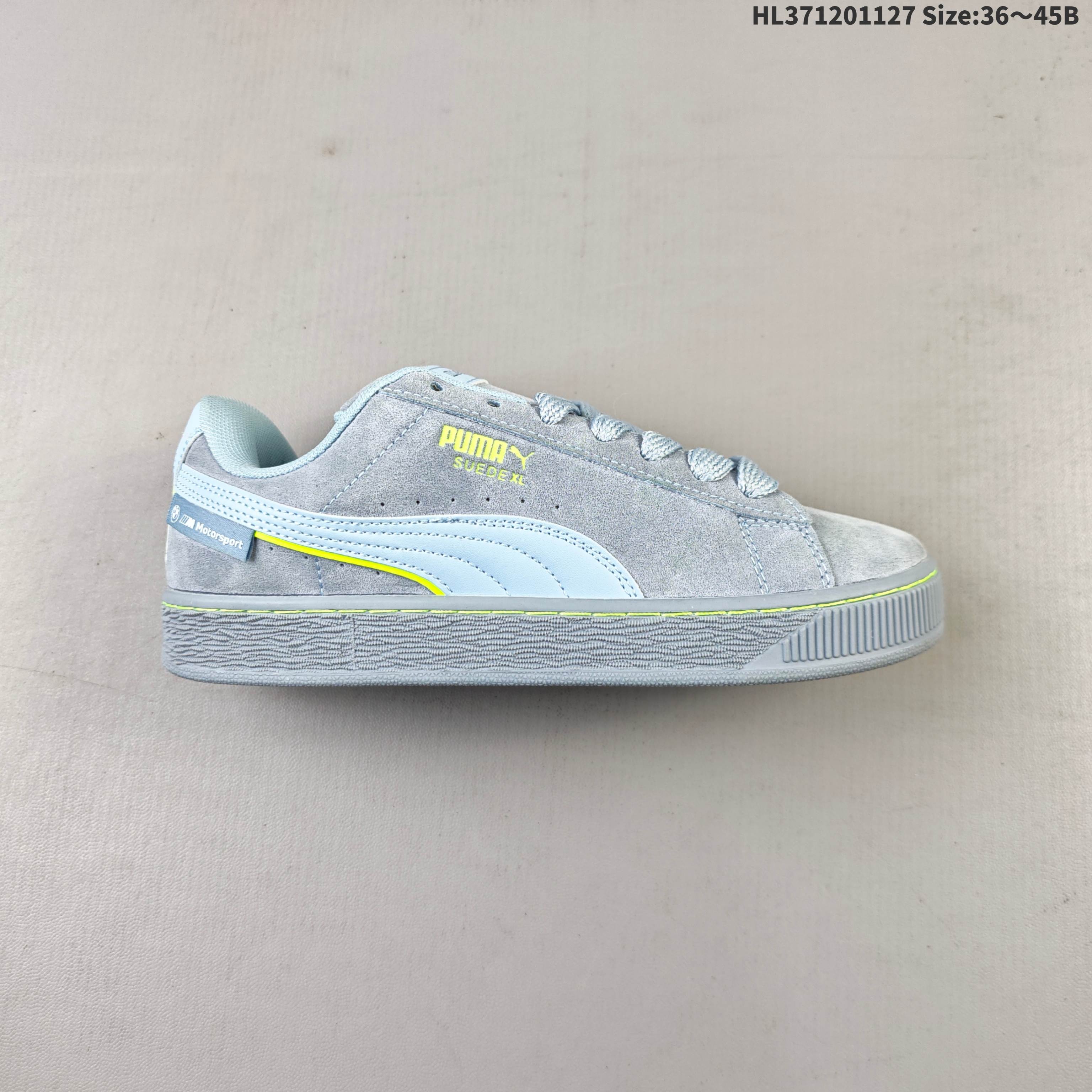 💰120
✅Puma Suede XL复古单品
彪马 防滑耐磨低帮德训板鞋
货号::397255 02
尺码: 36 37 37.5 38 38.5 39 40 40.5 41 42 42.5 43 44 45
编码：HL371201127 Size:36～45B