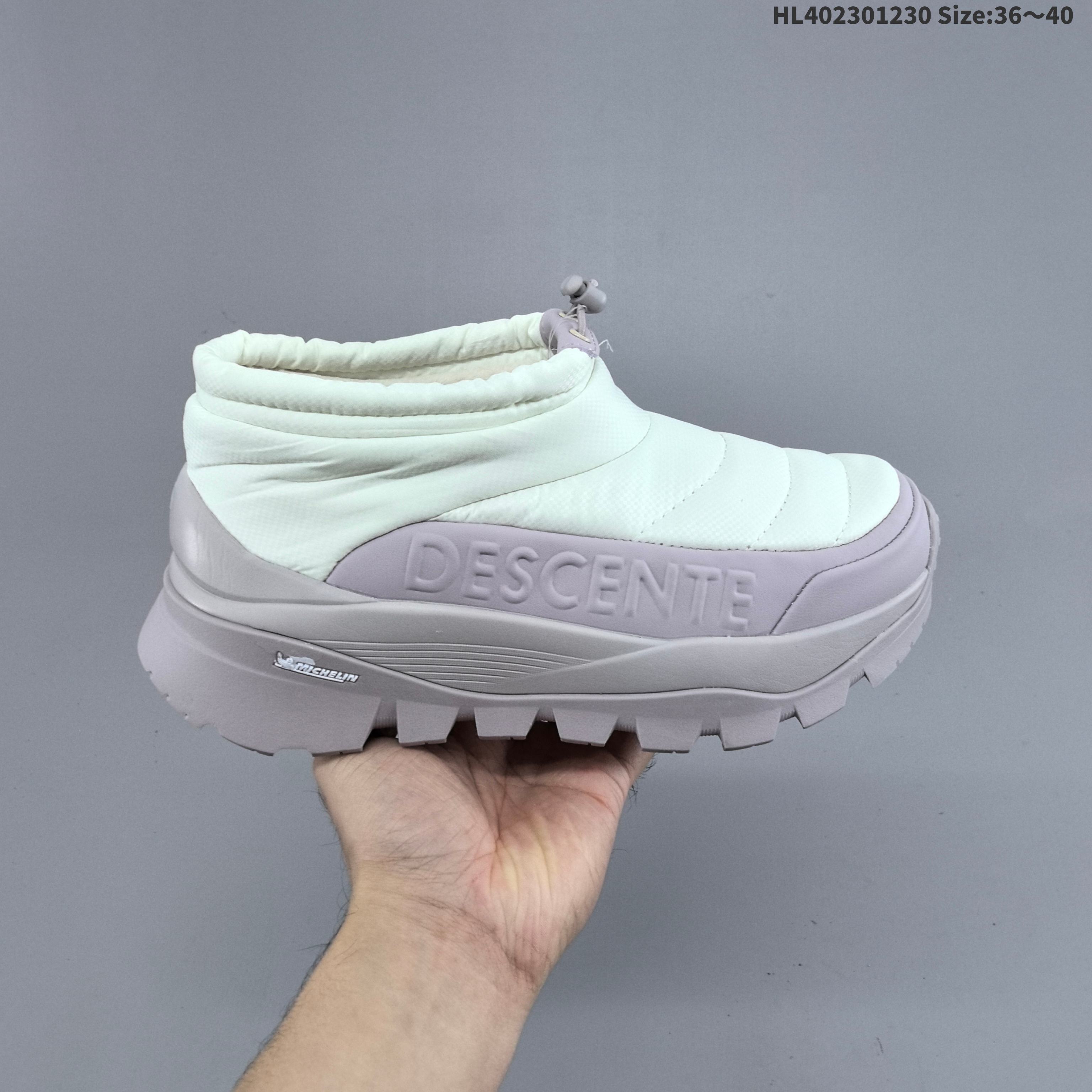 💰230
SNOW PATH CAMP迪桑特舒适防滑耐磨低帮生活休闲鞋 DESCENTE(迪桑特)创立于1935年,品牌名取自法语词汇,意为“滑降”。品牌箭头标识代表滑雪的三种技术“高速直线滑行”、“穿越”和“侧滑”,也寓意品牌在打造高端专业运动产品中不断追求完美的创新精神,致力于成为中国高端专业滑雪、综训、女子、铁人三项、高尔夫的第一品牌。HL402301230 Size:36~40