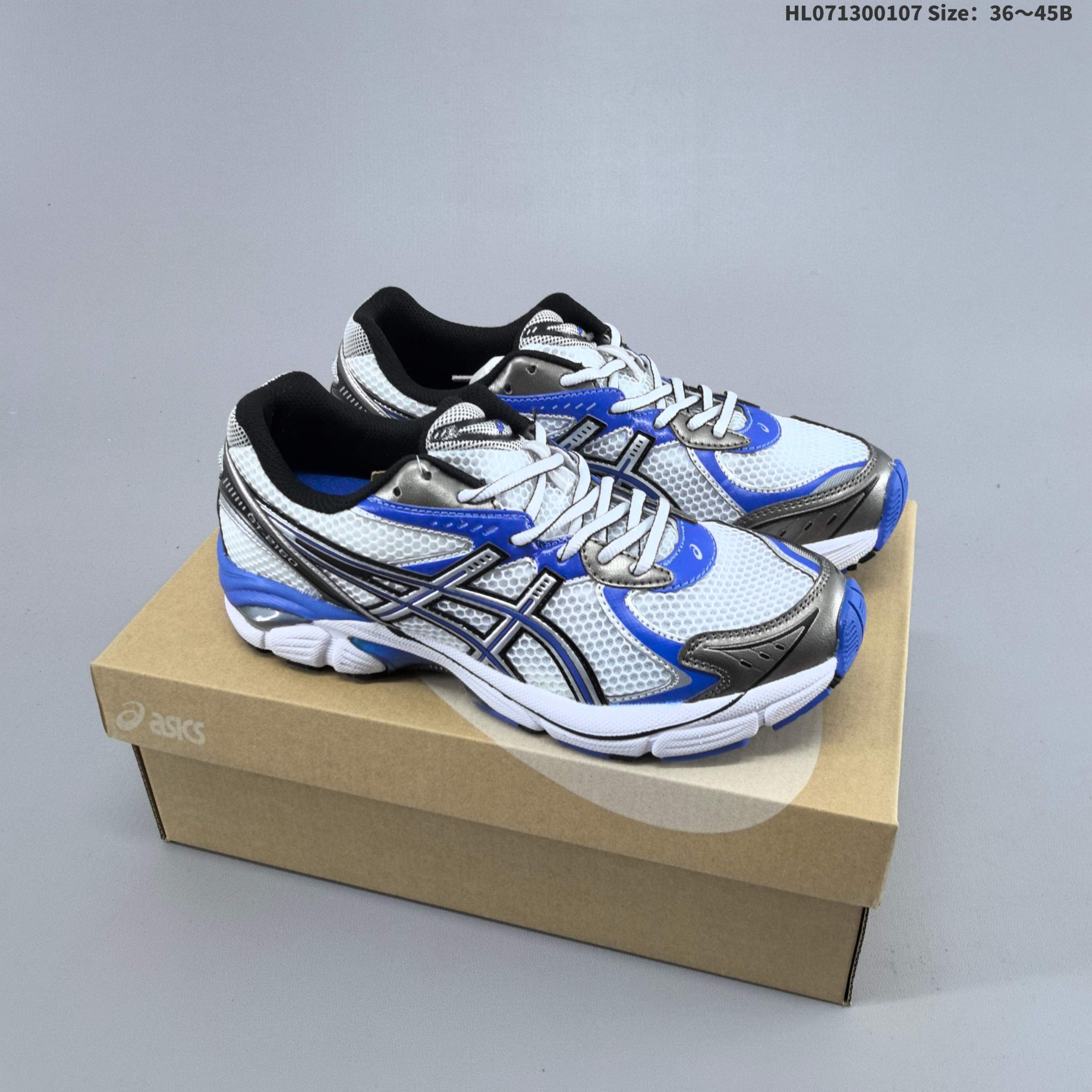 集合二 复古老爹鞋亚瑟士(ASICS)GT-2160系列GEL技术嵌件运动鞋缓冲户外运动休闲慢跑鞋.鞋型沿用 2000 年代中期至 2010 年代末期ASICS 广泛使用的分段式结构,并搭载独家 GEL 缓震胶科技.两款独占配色分别为黄色和黑银色,极具 2000 年代复古气息. 货号:1201A955-100 编码:HL071300107 B