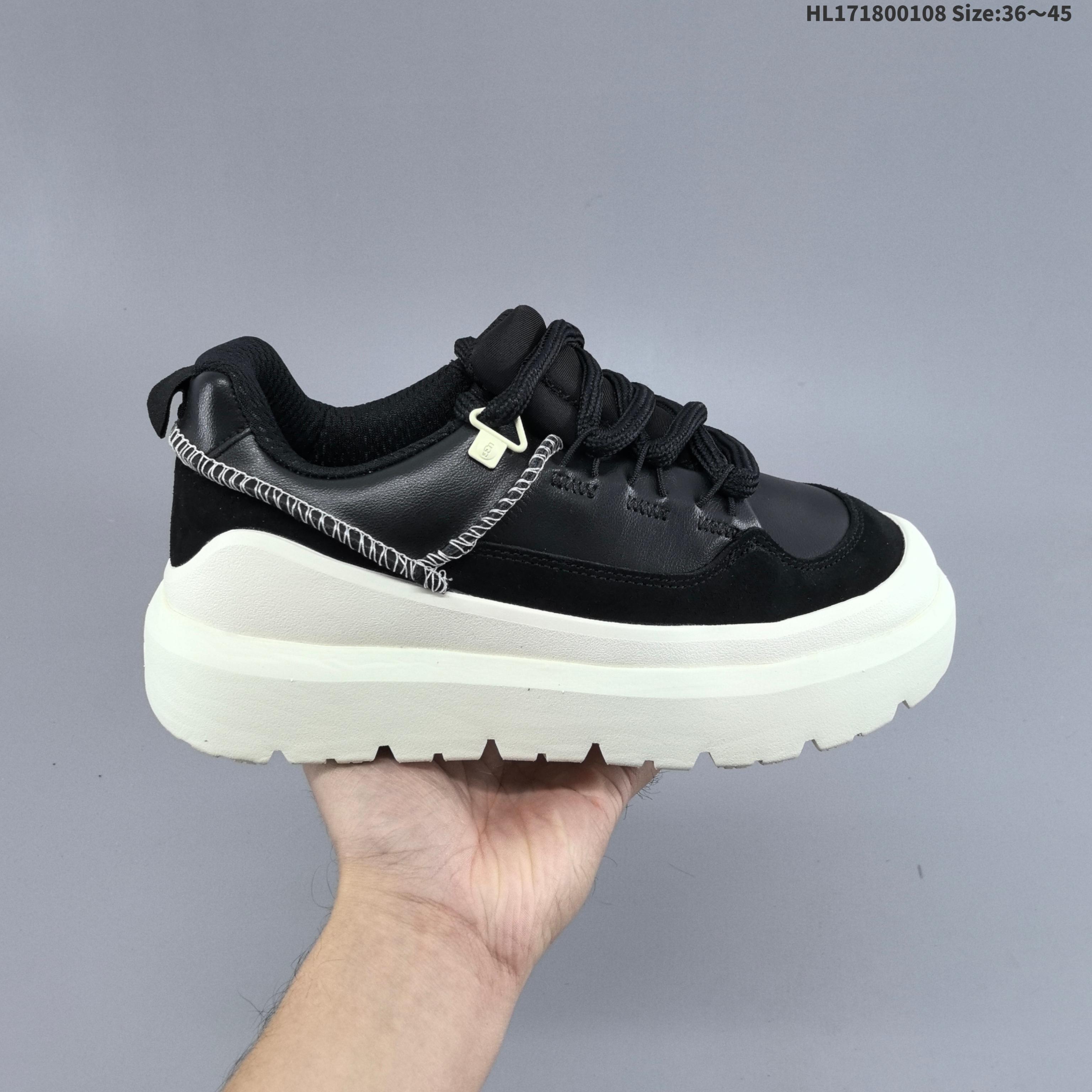 公司级✅UGG HERITAGE 时尚潮流 防滑 低帮 休闲鞋 高弹Modern中底 外置防滑大底 采用TPU模压定型翻毛皮鞋面材质 植入式里衬 包头式EVA轻翼科技 具有外底防滑耐磨性和良好的弹性 货号:1170910 ID:HL171800108