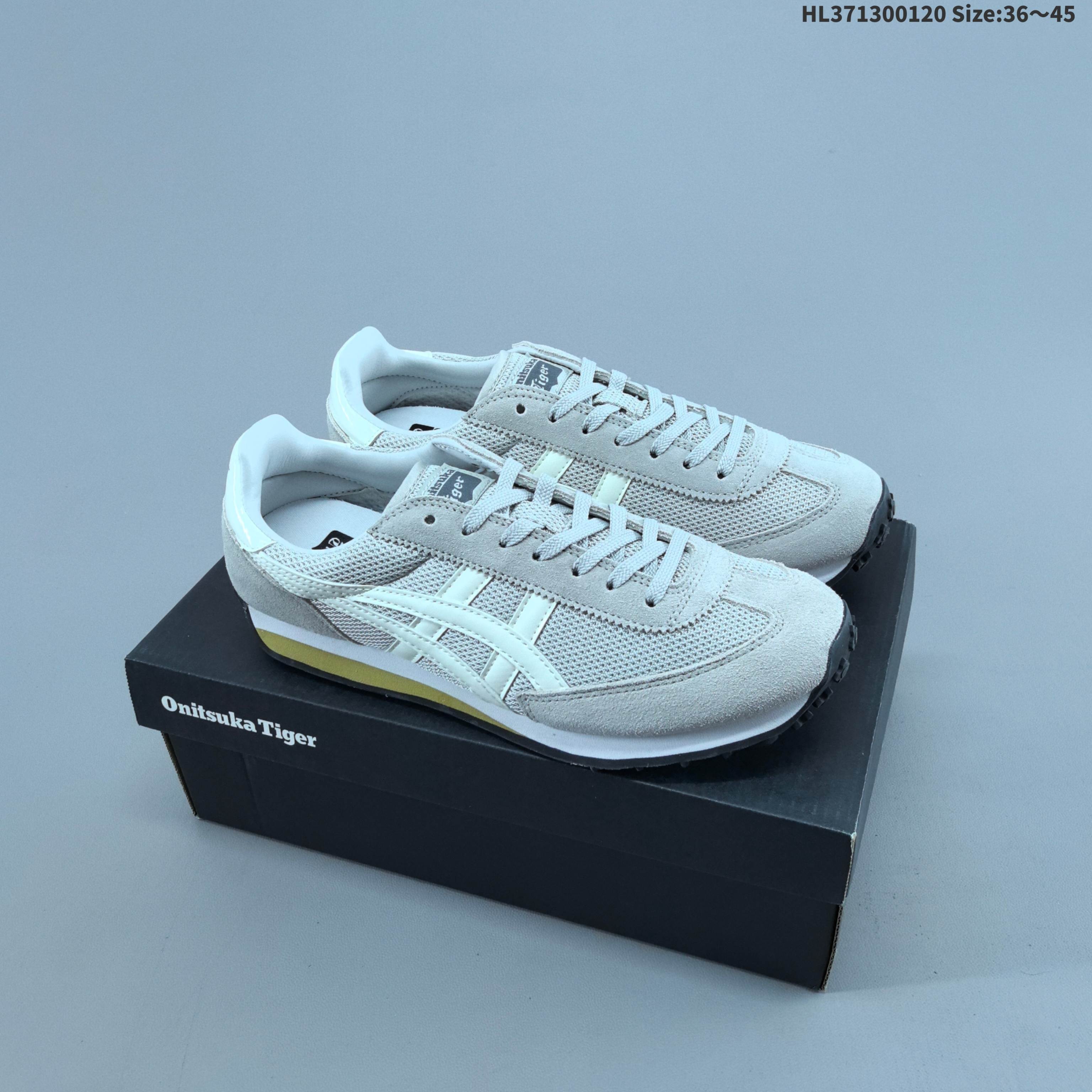 集合一💰130
公司级✅Onitsuka Tiger Edr 78 复古单品
此款Onitsuka Tiger从款式颜色造型上体现出追求舒适和细节，鞋类更是推崇手工制作的严谨，融舒适性与可穿性的设计风格，注重细节和别致魅力，既保持稳重，又不失轻松的时尚感
货号：1183B395-02
尺码：36 37 38 39 40.5 41.5 42 43.5 44 45 ID：HL371300120 Size:36～45