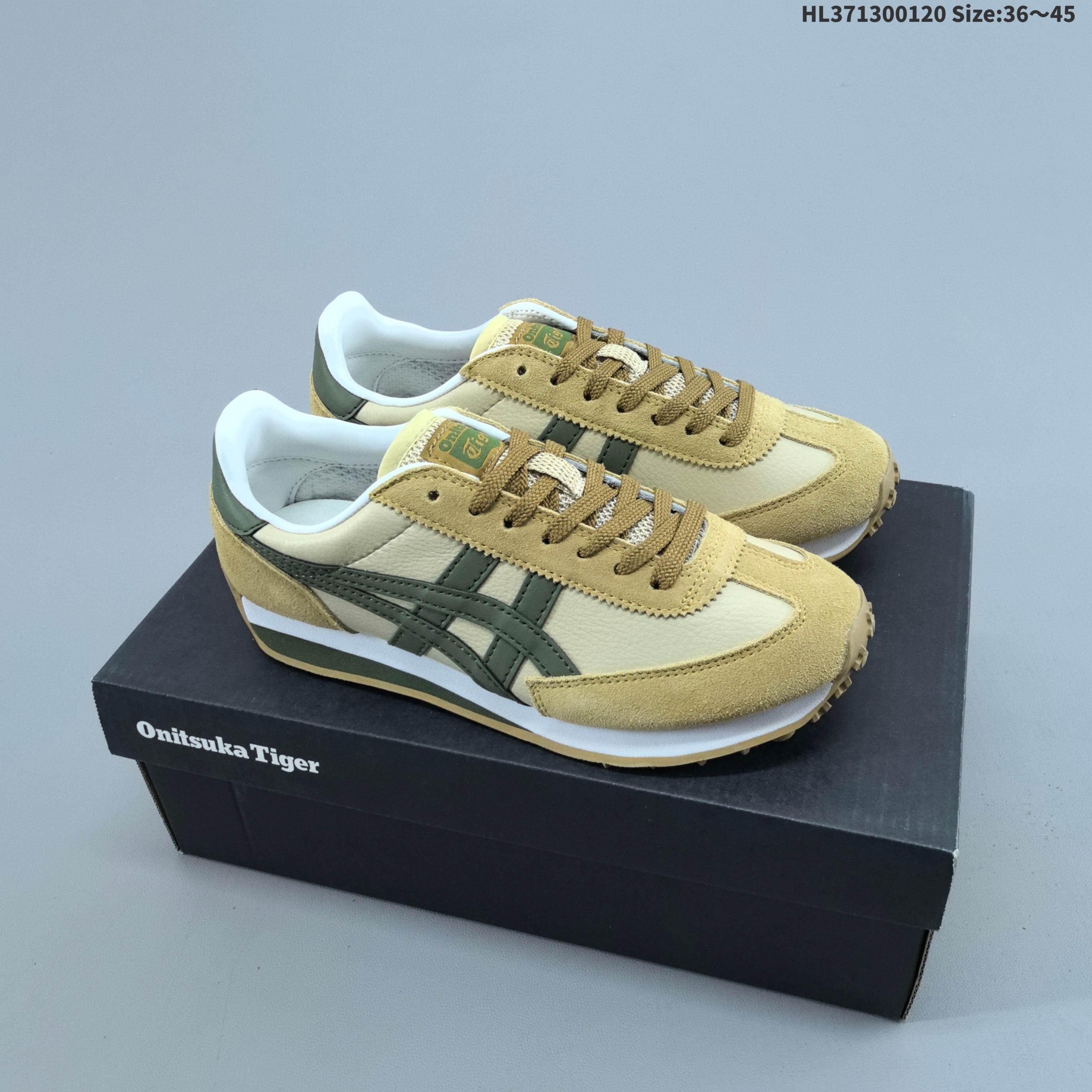 集合三💰130
公司级✅Onitsuka Tiger Edr 78 复古单品
此款Onitsuka Tiger从款式颜色造型上体现出追求舒适和细节，鞋类更是推崇手工制作的严谨，融舒适性与可穿性的设计风格，注重细节和别致魅力，既保持稳重，又不失轻松的时尚感
货号：1183B395-02
尺码：36 37 38 39 40.5 41.5 42 43.5 44 45 ID：HL371300120 Size:36～45