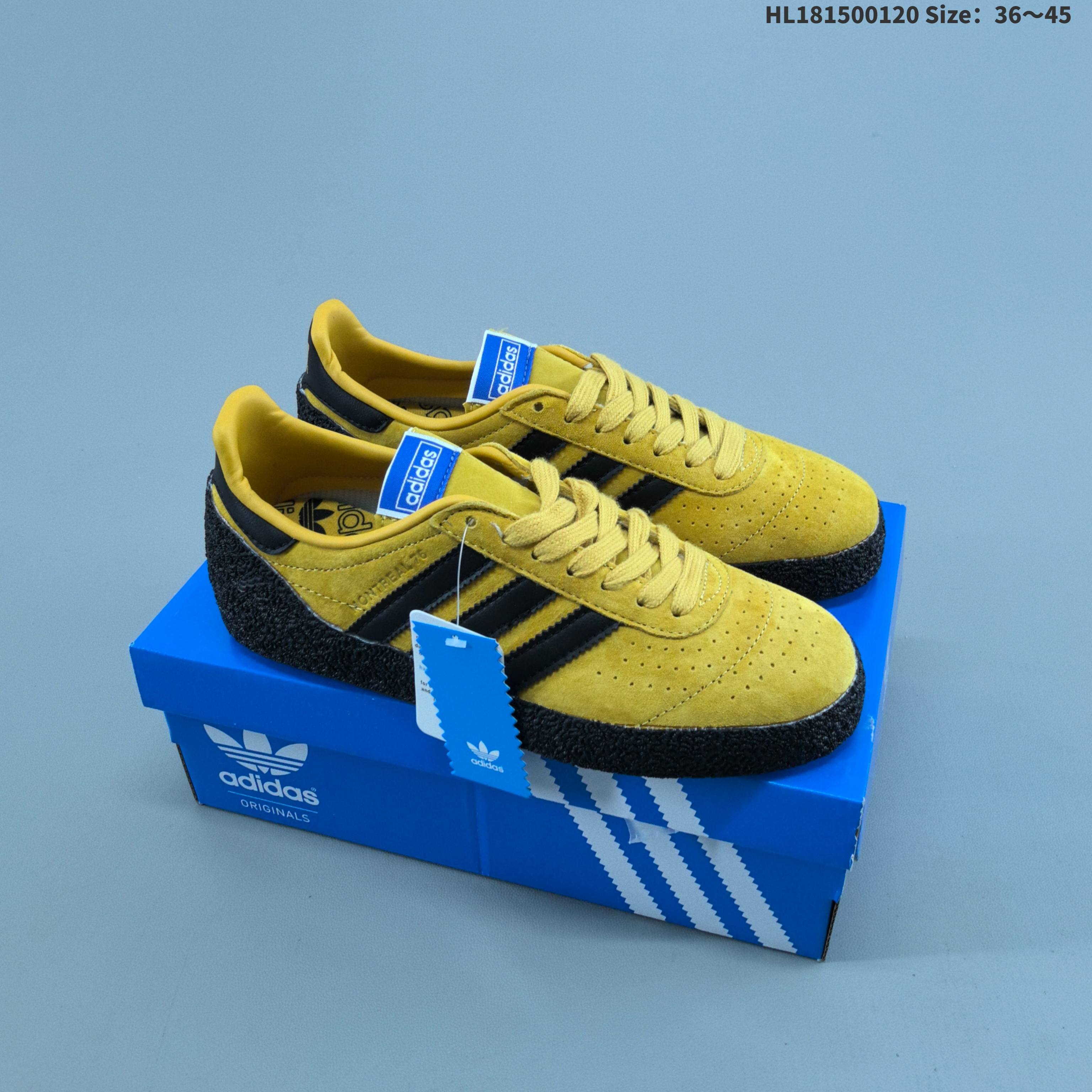 集合💰150
【真标   阿迪板鞋系列】阿迪达斯/Adidas  MONTREAL76阿迪三叶草低帮板鞋  白棕
货号：JQ8734
 Adidas SAMBA OG 复古运动板鞋HL181500120 Size：36～45