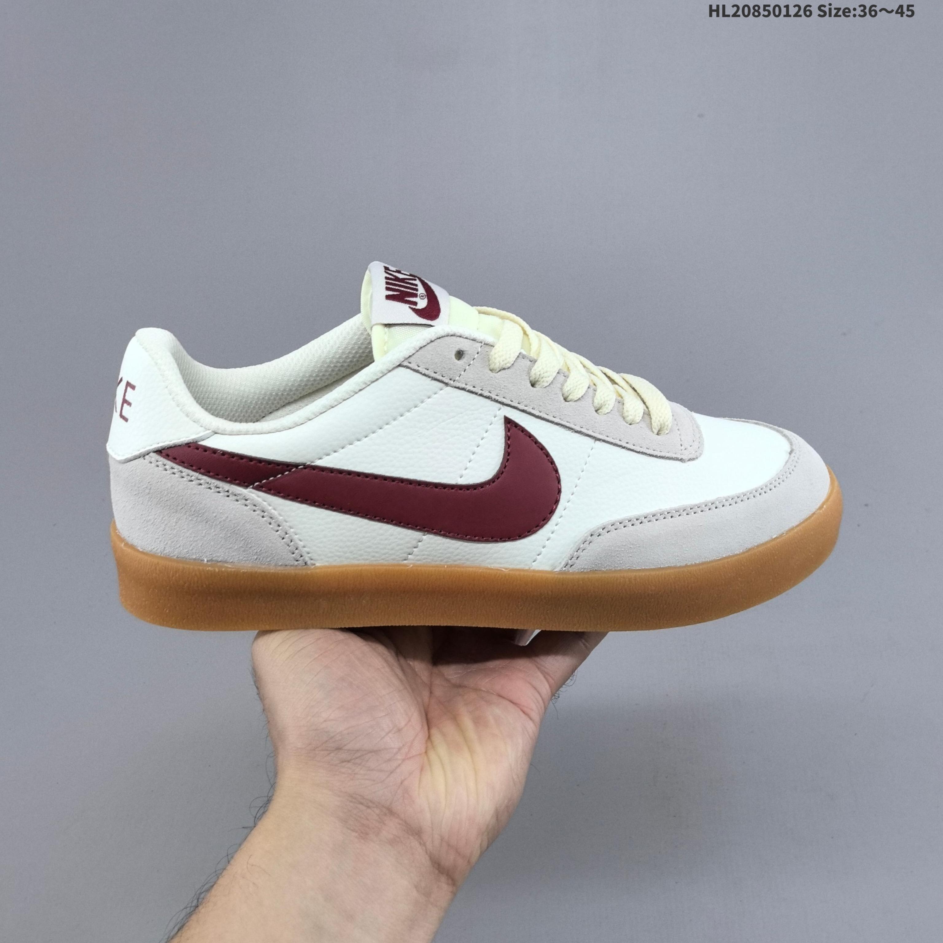 集合💰85
真标✅Nike Killshot 2 耐克 复古舒适 防滑轻便 低帮 板鞋
货号:432997-112
ID:HL20850126 Size:36~45