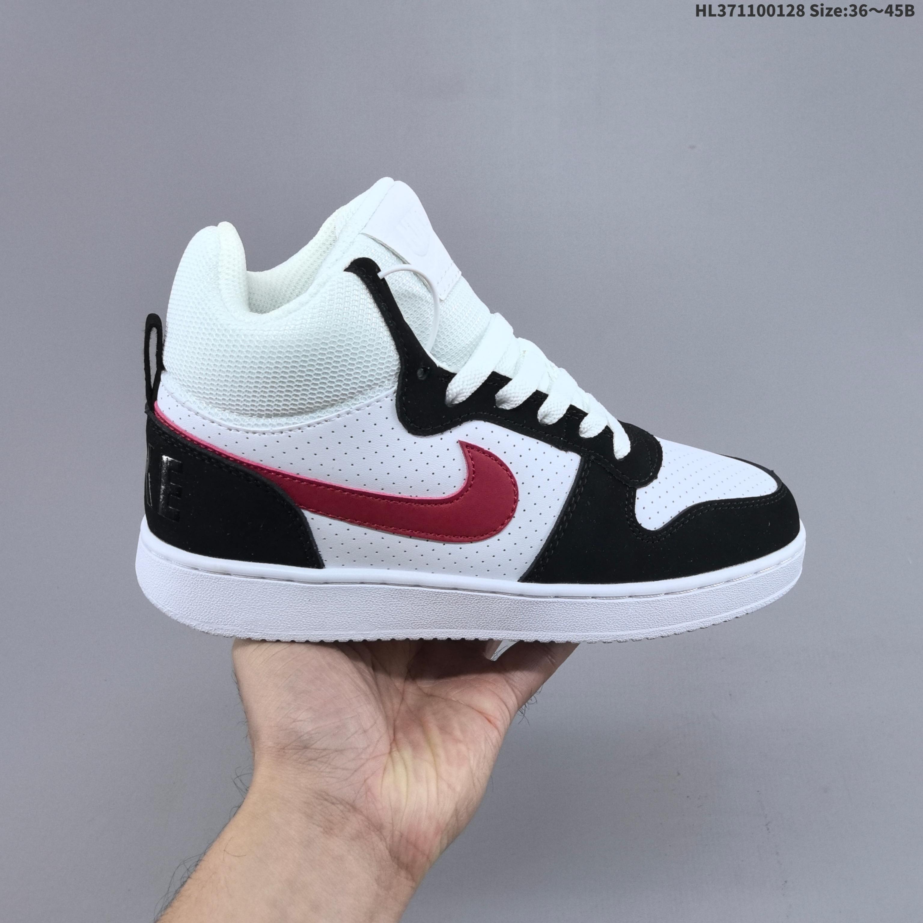 集合💰110
耐克Nike Court Borough Mid 小AJ1高帮百搭休闲运动板鞋，经典耐用的设计，兼顾舒适脚感和出众风范，演绎匠心之作。结构性的支撑贴合感结合复古篮球设计，塑就场外全明星风范!
货号：838938 104
尺码：36 36.5 37.5 38 38.5 39 40 40.5 41 42 42.5 43 44 45
编码：HL371100128 Size:36～45B