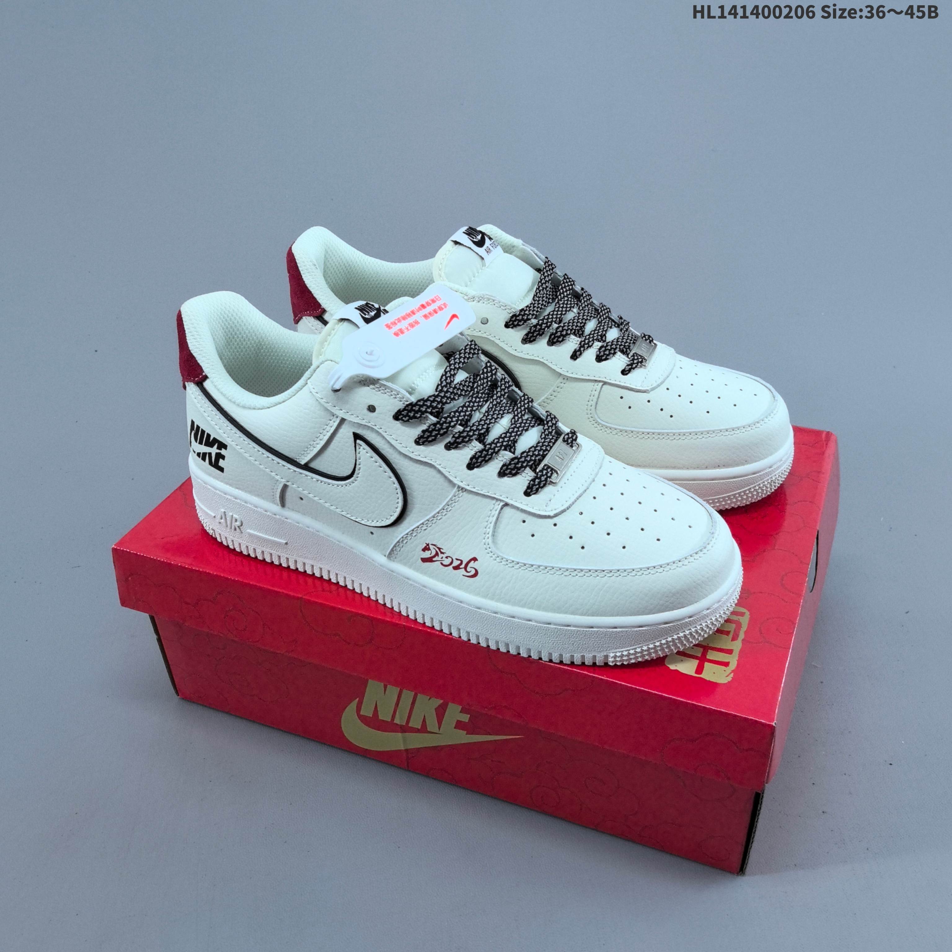 💰205
公司级✅耐克Nike Air Force 1&rsquo;07空军一号低帮百搭休闲运动板鞋。柔软、弹性十足的缓震性能和出色的中底设计，横跨复古与现代的外型结合，造就出风靡全球三十多年的Force 1。
货号:CS5288-059
尺码:36 36.5 37.5 38 38.5 39 40 40.5 41 42 42.5 43 44 45 
ID:HL141400206 Size:36～45B