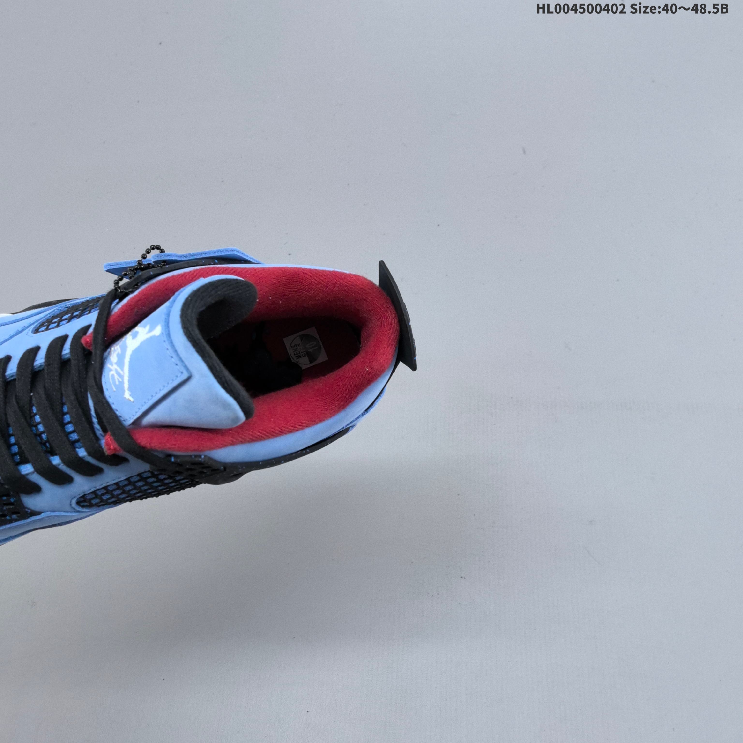 480 纯原版本 麂皮 Travis Scott Cactus Jack x Air Jordan 4 Retro 蓝麂皮 AJ4 乔丹4代 aj4 乔4 蓝联名 冰蓝 308497-406