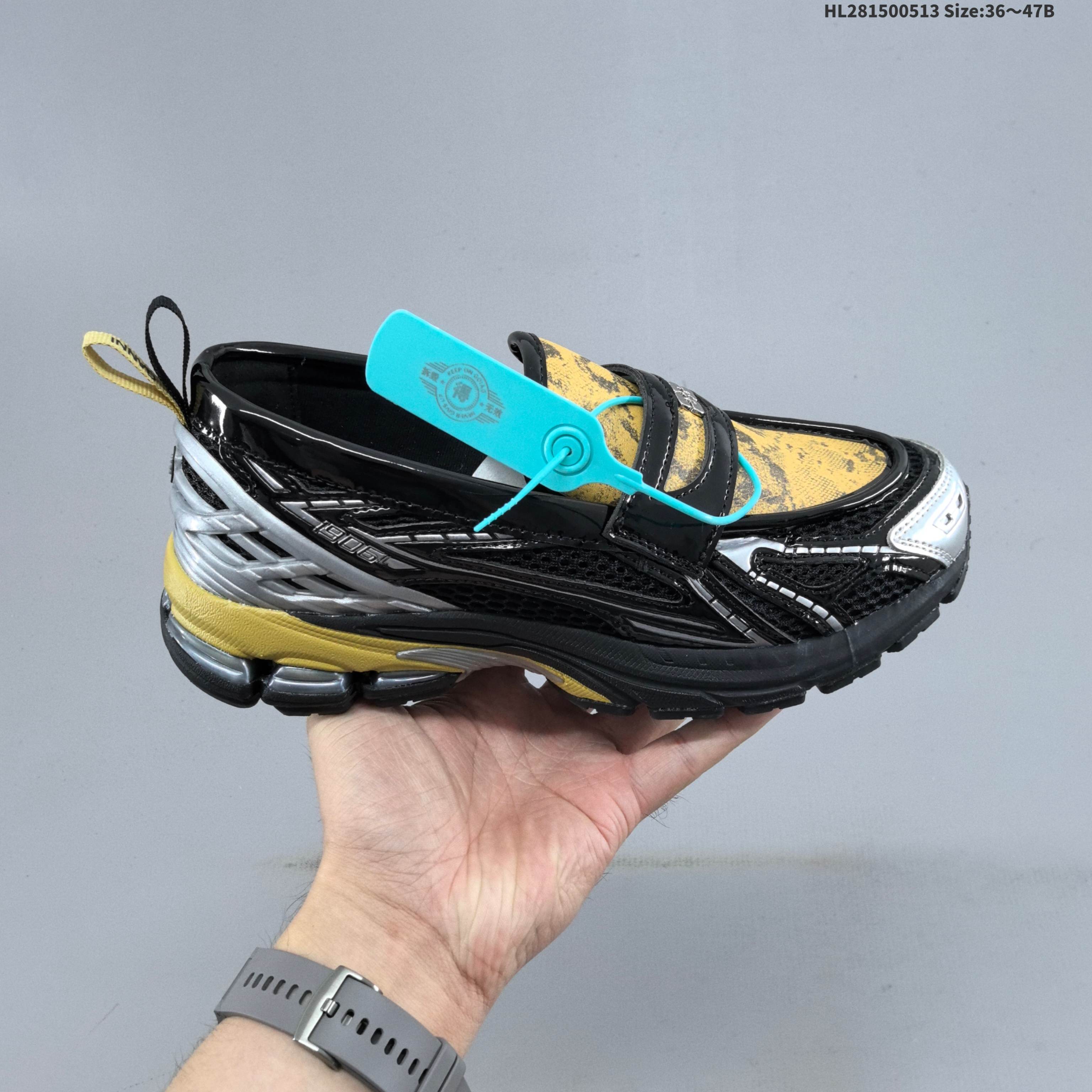 公司级✅New Balance 1906L 新百伦 一脚蹬 减震防滑耐磨 低帮休闲乐福鞋 货号:U1906LGA ID:HL281500513 B