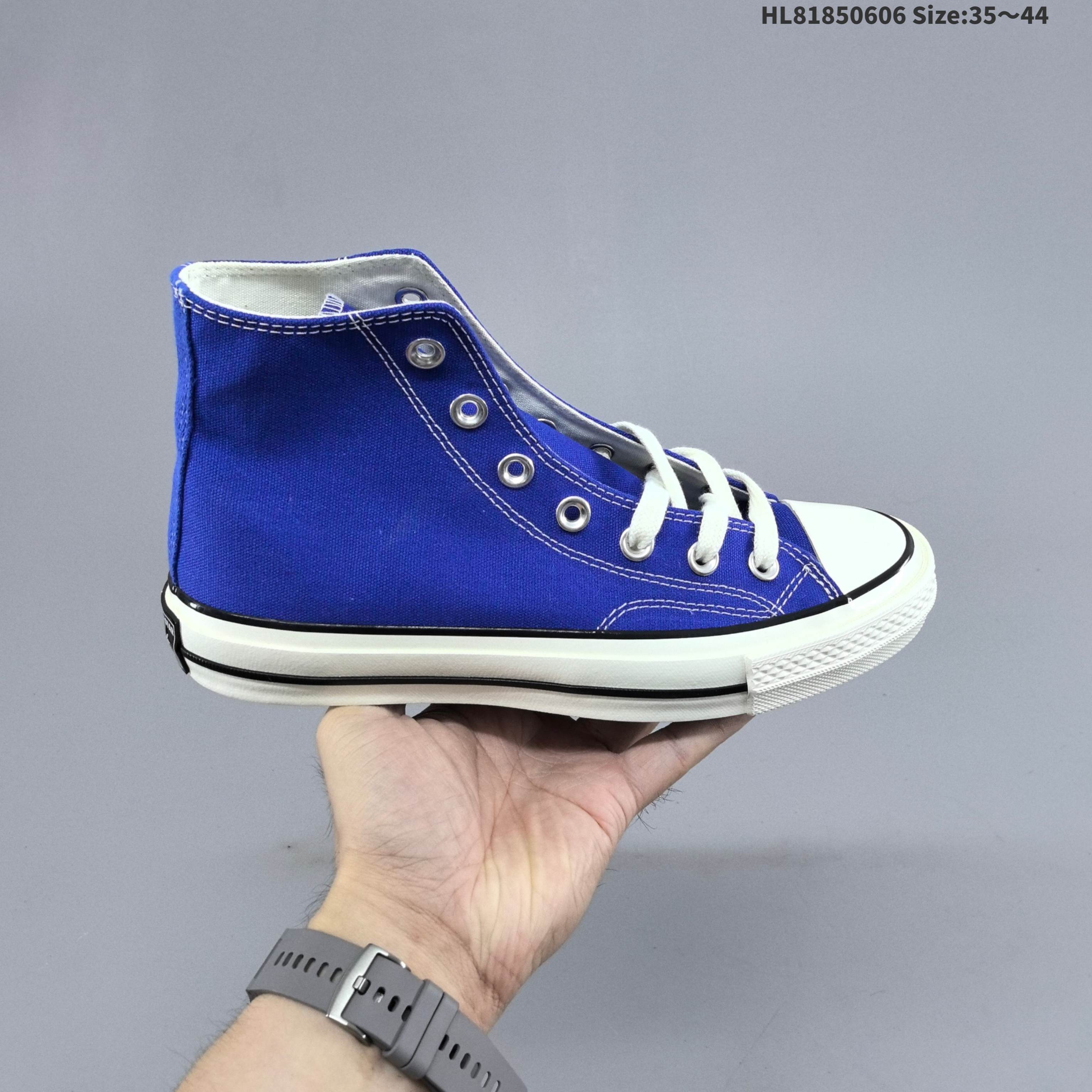 匡威Converse 1970s 黑标经典款.真标双围条软蓝底,高清洁度,精选优质版本,大厂出品,实体店跑量必选,主动区别通货双围条. 货号:172678C#HL81850606