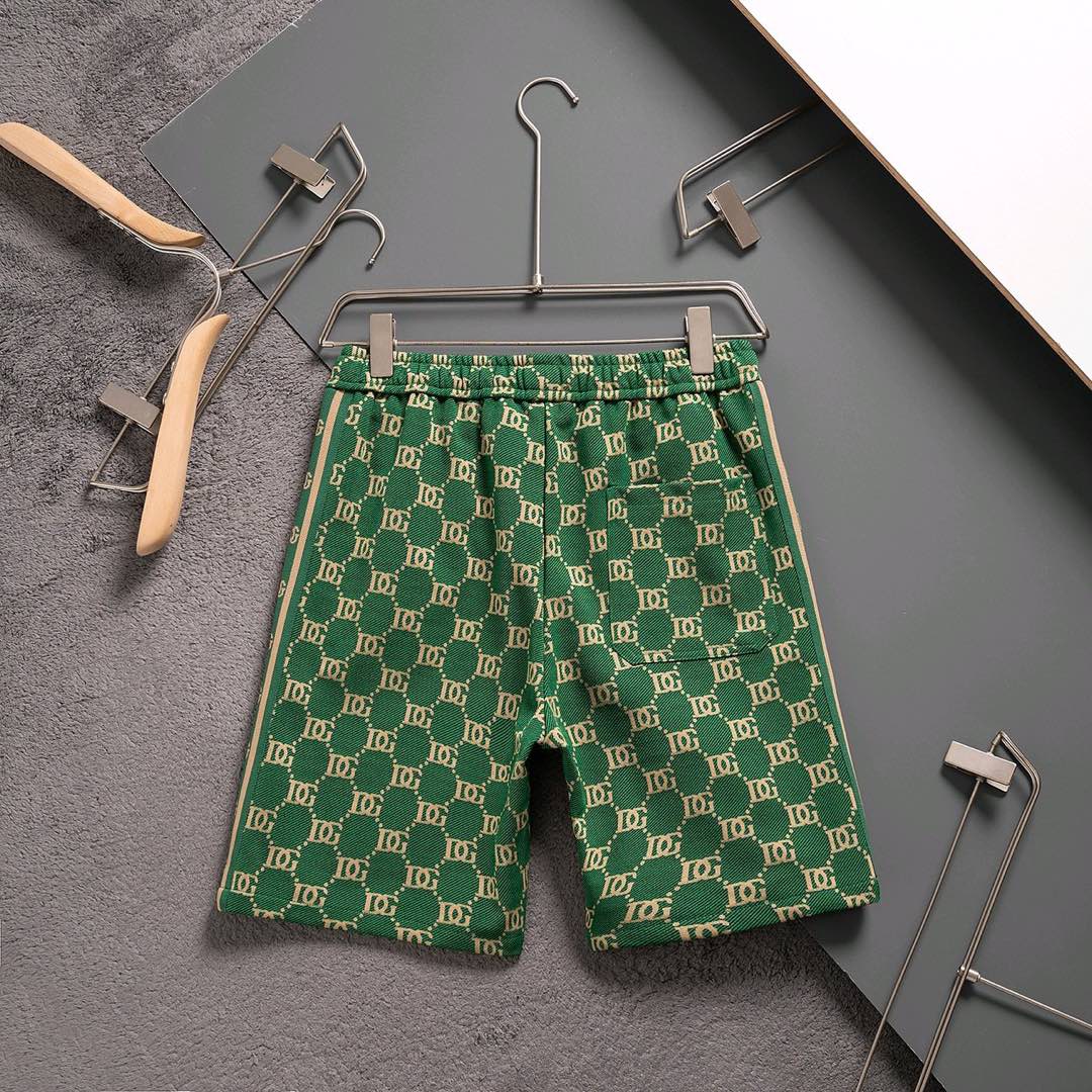 2024 Spring Summer Dolce & Gabbana High-Quality Knitting Shorts with Digital Printing - 图片 2
