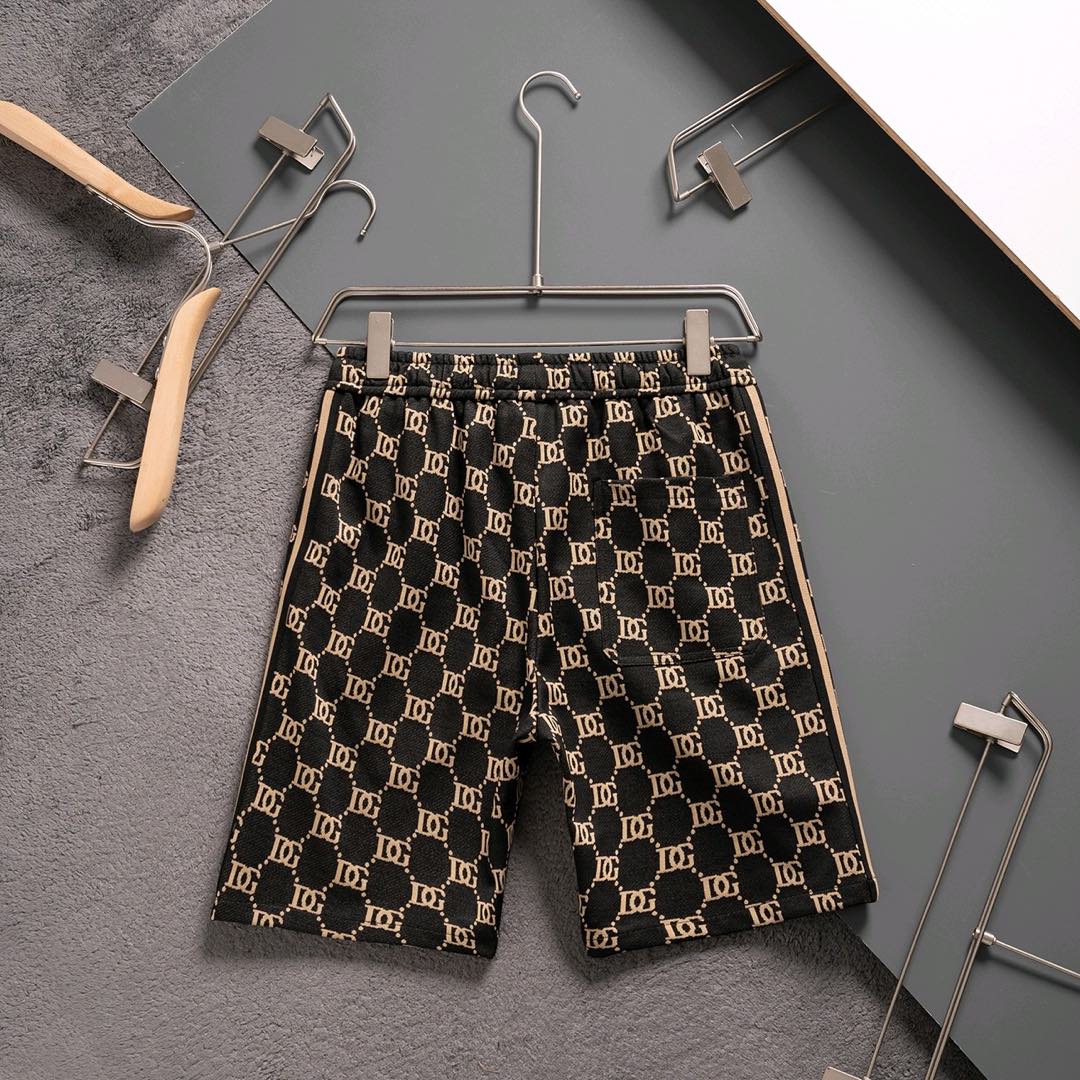 2024 Dolce & Gabbana High-Quality Knitting Shorts with Digital Printing and LOGO Design - 图片 2
