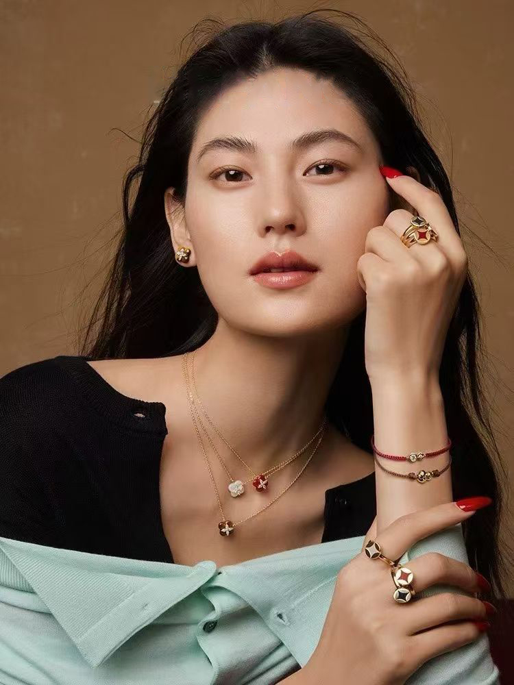 香奈儿 Chanel 传世高定珠宝耳环项链戒指首饰 #ED28728A 3