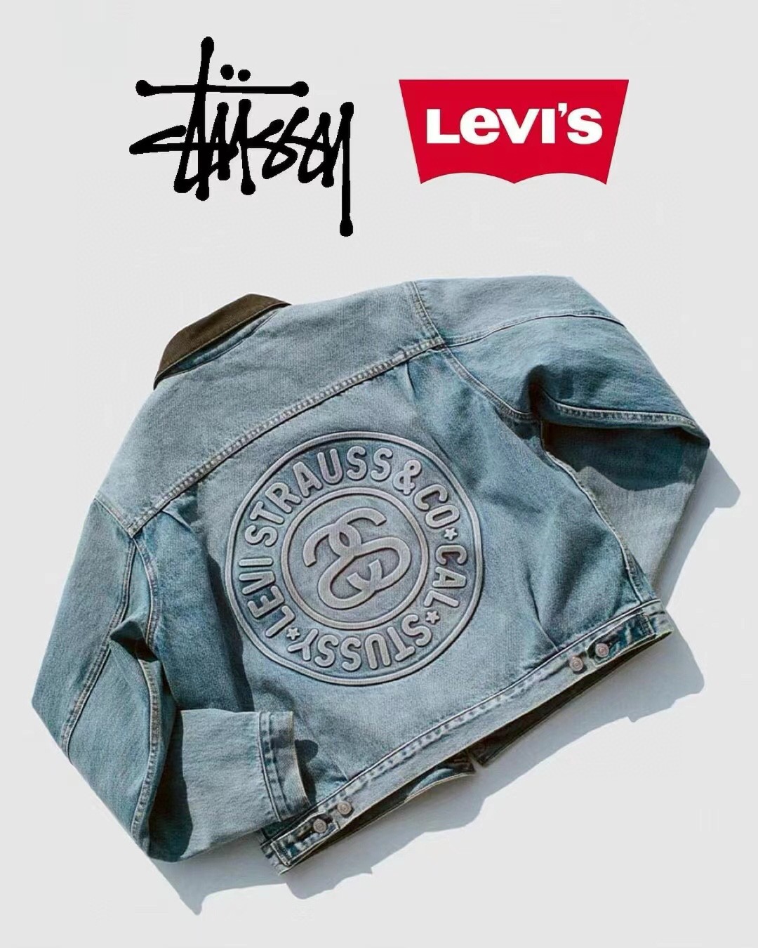 💰215
Stussy x Levi's 150周年浮雕牛仔外套夹克
Levi' s150th Anniv.xStussy联名系列将在本周开启发售,为了庆贺品牌诞生150周年,这个地表最古老的丹宁制造商将在今年带来重磅的作品。
街头鼻祖Stussy热度不减持增美式工装穿搭指南简约复古每季单品都极具吸引力
整件衣服就像一件艺术工艺品,这次联名的合作标识用压印工艺附在后背处,是立体的~内里用的是竖条纹薄一点的磨毛料子加上经典的斯图西logo,,背后的浮雕质感非常好,整体修饰身材,肩膀线条,黑八内衬也是非常用心了,官方型录还给出两面穿的示范!
像这种经典百搭款 穿个几年都不会过时的 不要错过哟~正品开版 所有辅料一比一订做
尺码:M~XXL
尺码 衣长 胸围 肩宽 袖长
M 67 116 50.2 61
L 69 120 51.7 62
XL 71 124 52.2 63
XXL 73 128 53.7 64