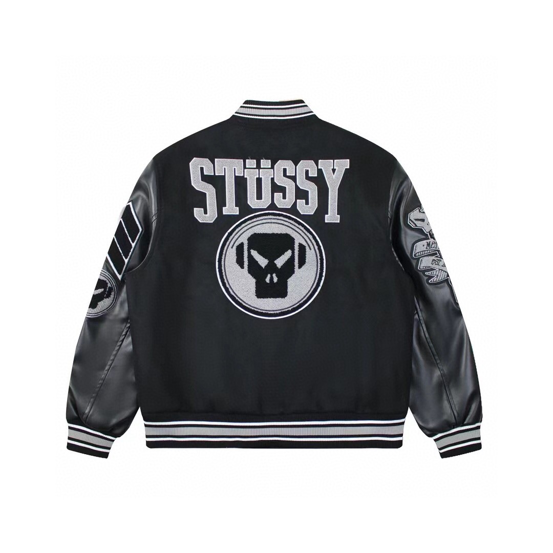 供💰155
独家限定黑灰配色
Stussy x Metalheadz 30周年重磅联名款毛巾刺绣棒球服外套
为了庆祝Metalheadz music 30周年而推出的一款周边夹克
版型的话延续了Stussy的短宽版型,上身很利索,黑黄的颜色也很吸睛,街头感十足! 重磅进口毛巾刺绣 前后高达60万针 ,辅料一比一订做 ,宽松版型
颜色:黑色
尺码:M-XXL
M:衣长68胸围130袖长66
L:衣长70胸围134袖长68
XL:衣长72胸围138袖长70
XXL:衣长74胸围142袖长72