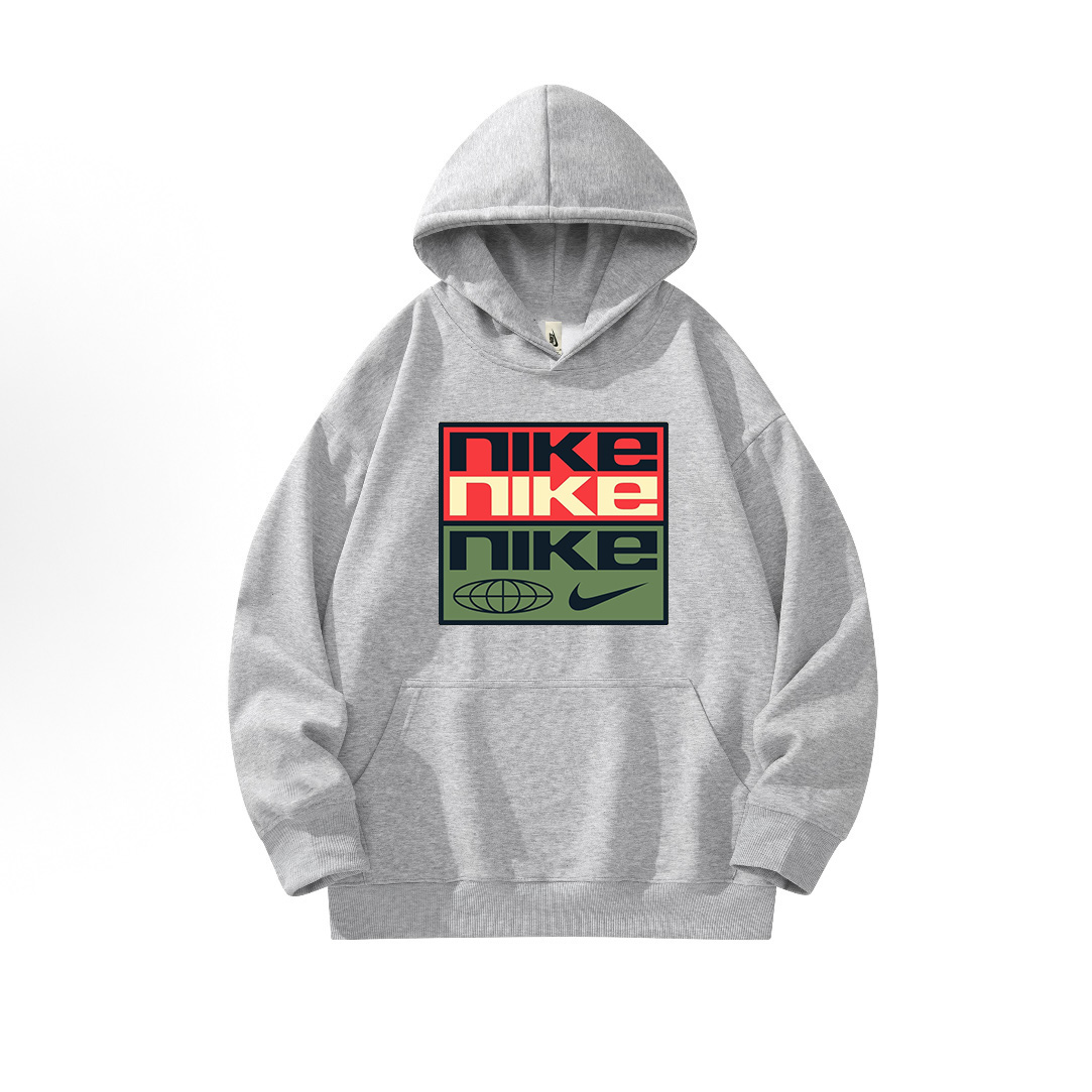 供货价:💰105 ♦️另有升级版本💰120（奥粒绒加绒加厚）
Nike 耐克三标冬季加绒重磅连帽卫衣

甄选顶级奥利绒上身柔软 采用重磅高克纯棉面料 摸到手就能感觉到衣服的完美质感  双层大帽檐 （不勒脖子 ）不是薄薄的面料哦😍手感软糯细腻 上身立体充满质感非常轻便舒适运动宽松版型不紧身 轻松驾驭无压力 （用心对待每一件衣服）

 全衣平车走线 立体剪裁 上身超赞


采用高端印花 品质保证 袖口领口和下摆选用高端罗纹面料 舒适亲肤 不怕熨烫 耐磨损 水洗可随意搓洗 放心入手！

还原最真实的百分百质感/订制官网原版三标 下摆领口袖口罗纹开版制作/（代购级品质❗️随意出入专柜无压力）

品♦️另有升级版本到位 放心入手✅

原宿风格/青春时尚/情侣搭配更出彩🤩
                                                                     
Color：黑色 灰色
Size：S /M/L/XL

                    胸围         肩宽       衣长
           S        116          60           70
           M       122          62           72      
           L        128          64           74               
           XL      134         68           76  
              
           【注：手工测量 存在1～3 cm 误差】