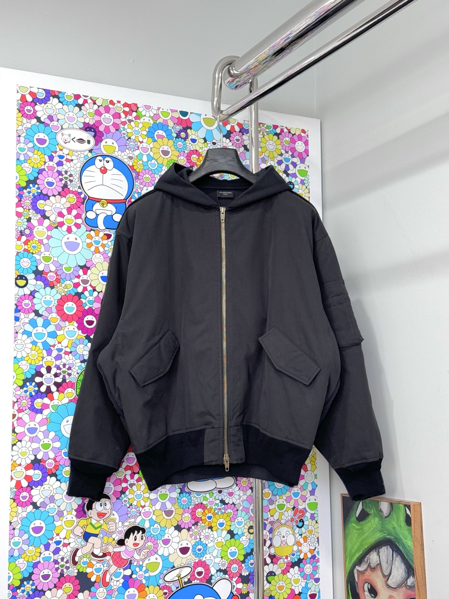 P495 BAL 25FW重工拼接棉服外套