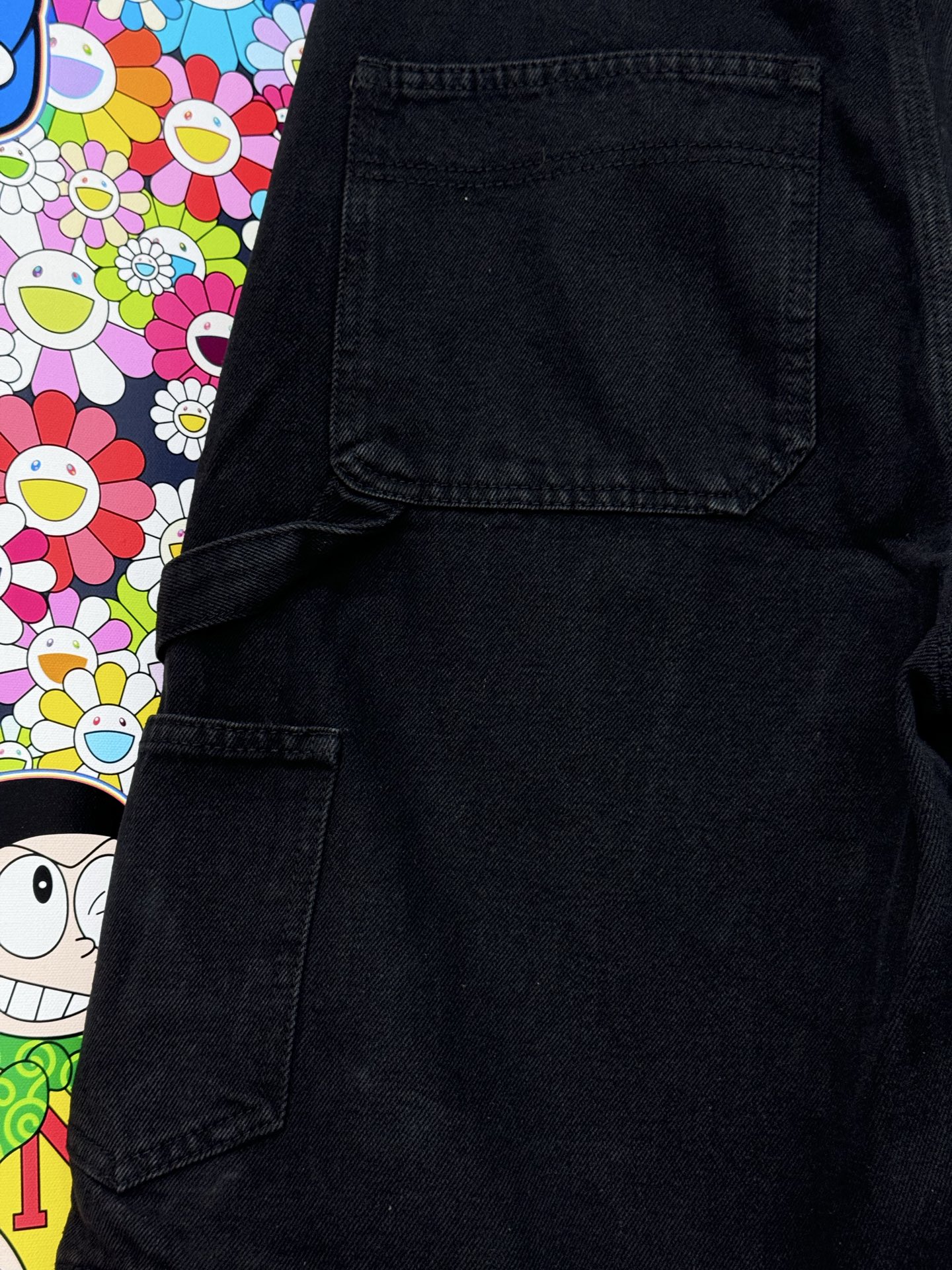 Chrome Hearts Chrome Hearts SS26刺绣拼皮牛仔短裤