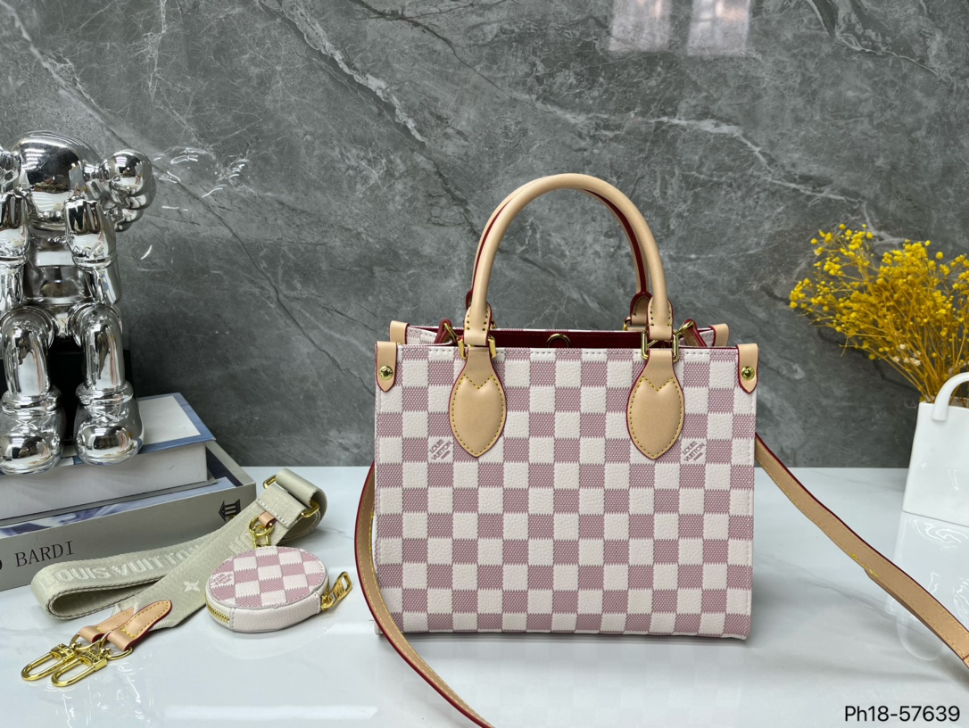 Louis Vuitton Best
 Tote Bags White Damier Azur