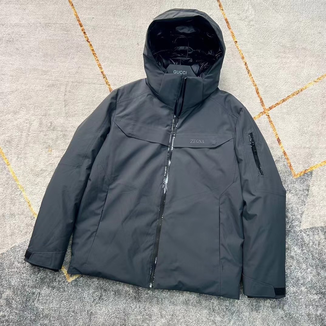 Zegna Clothing Down Jacket Casual
