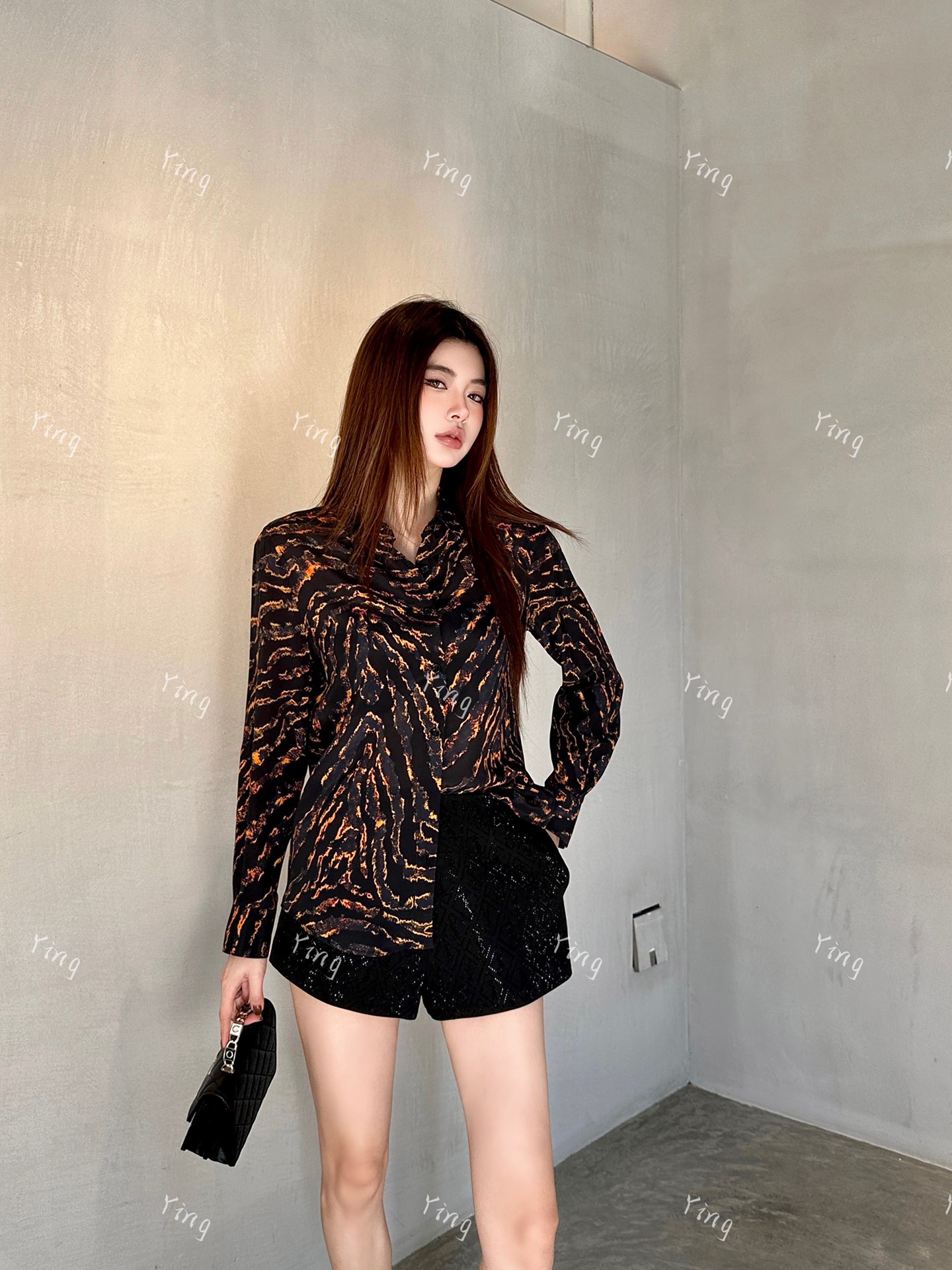 Yves Saint Laurent Clothing Shirts & Blouses Leopard Print Silk Spring Collection Vintage