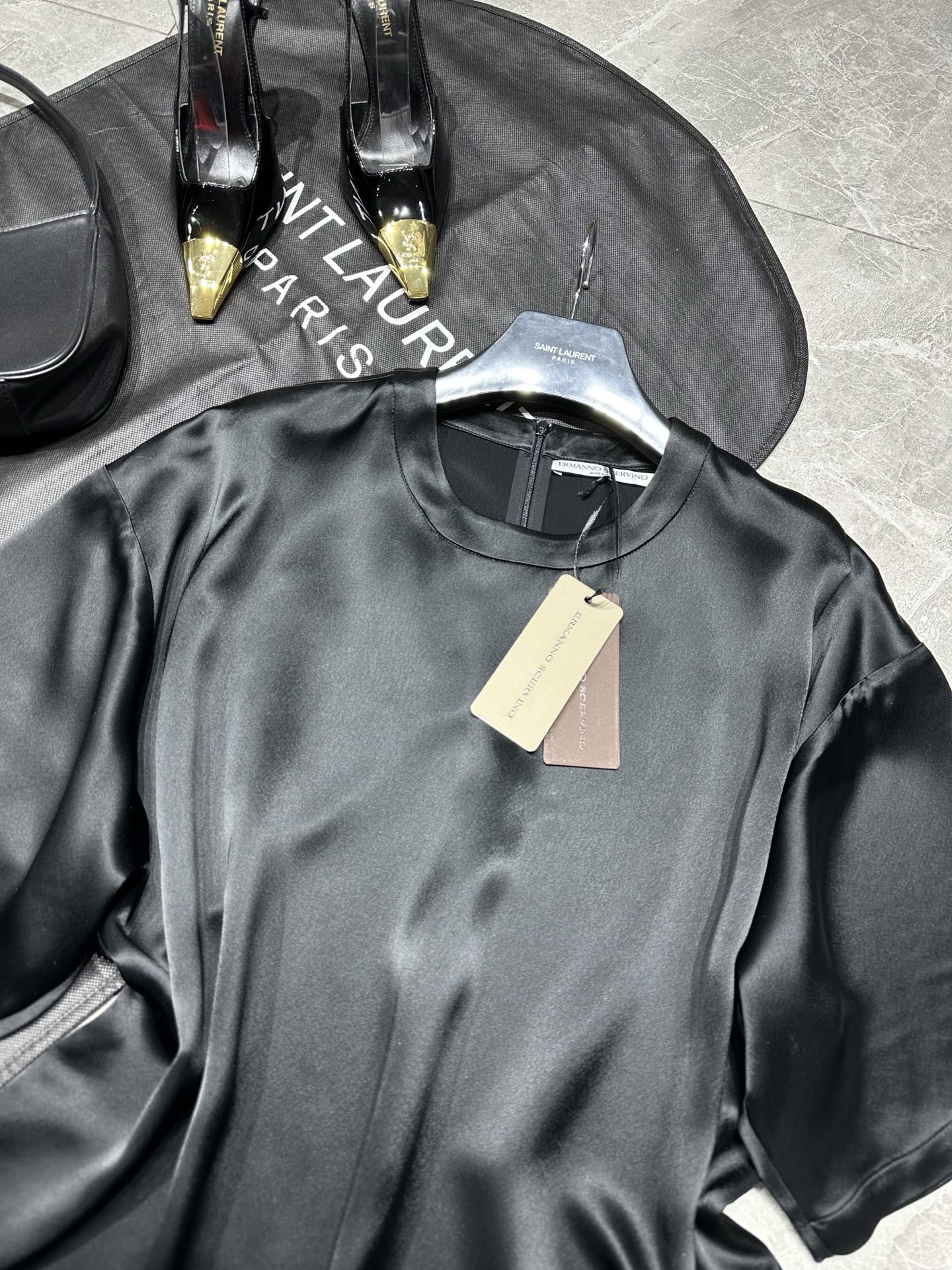P794: Elegant Female Dress & ERMANNO SCERVI Packaging | Spring New Series Acoustic T-shirts - 图片 3