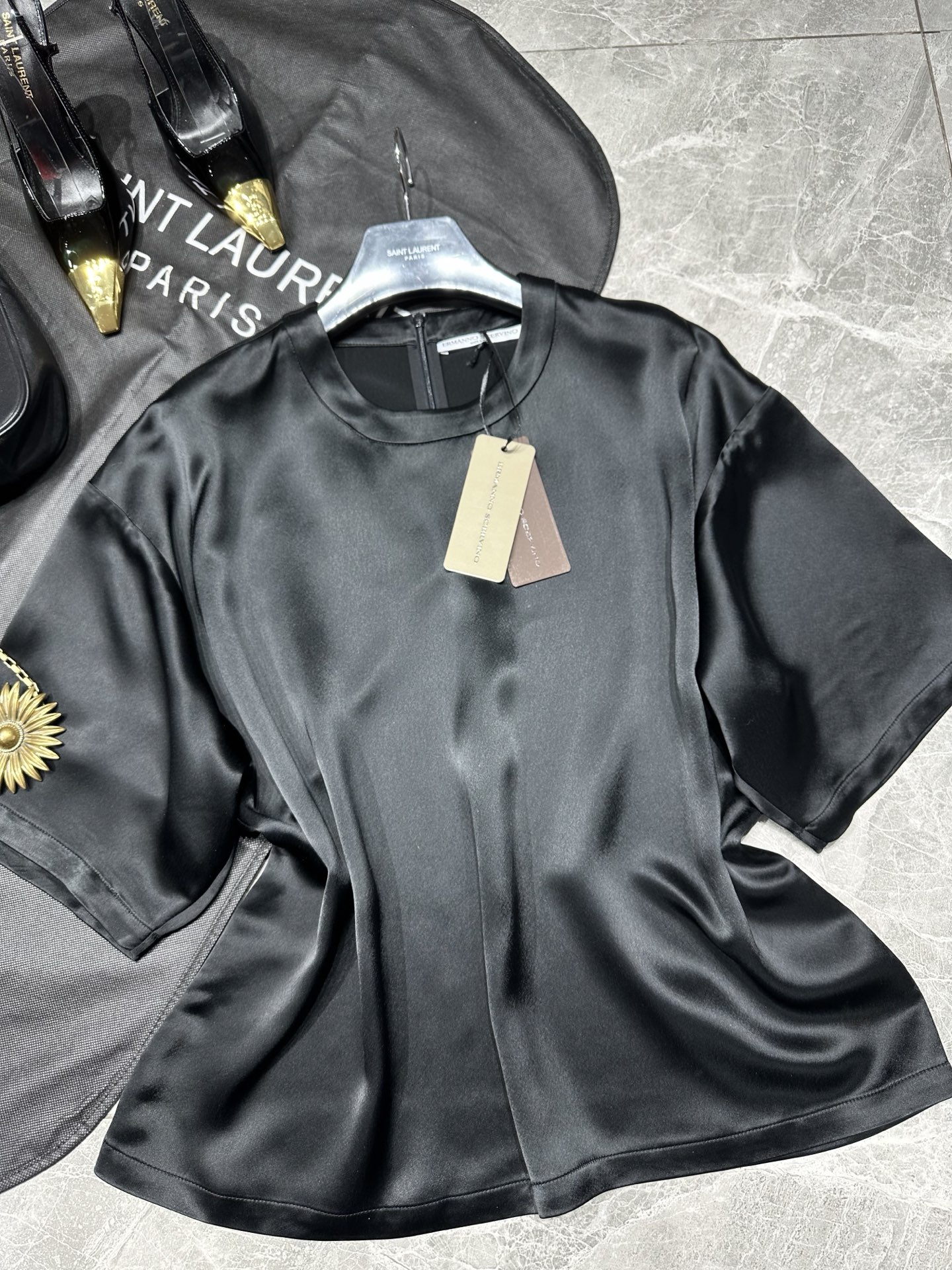 P794: Elegant Female Dress & ERMANNO SCERVI Packaging | Spring New Series Acoustic T-shirts - 图片 2
