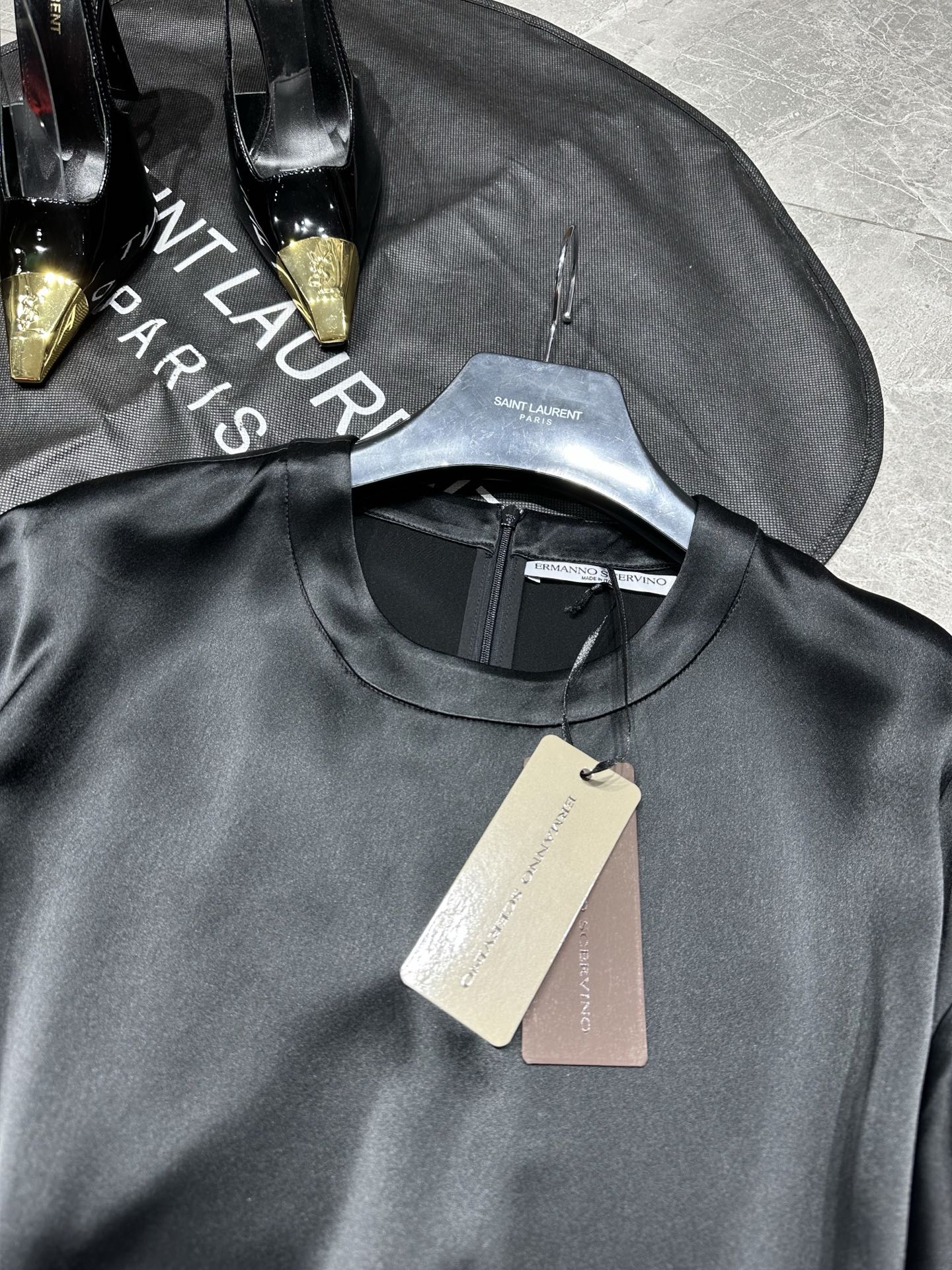 P794: Elegant Female Dress & ERMANNO SCERVI Packaging | Spring New Series Acoustic T-shirts - 图片 4
