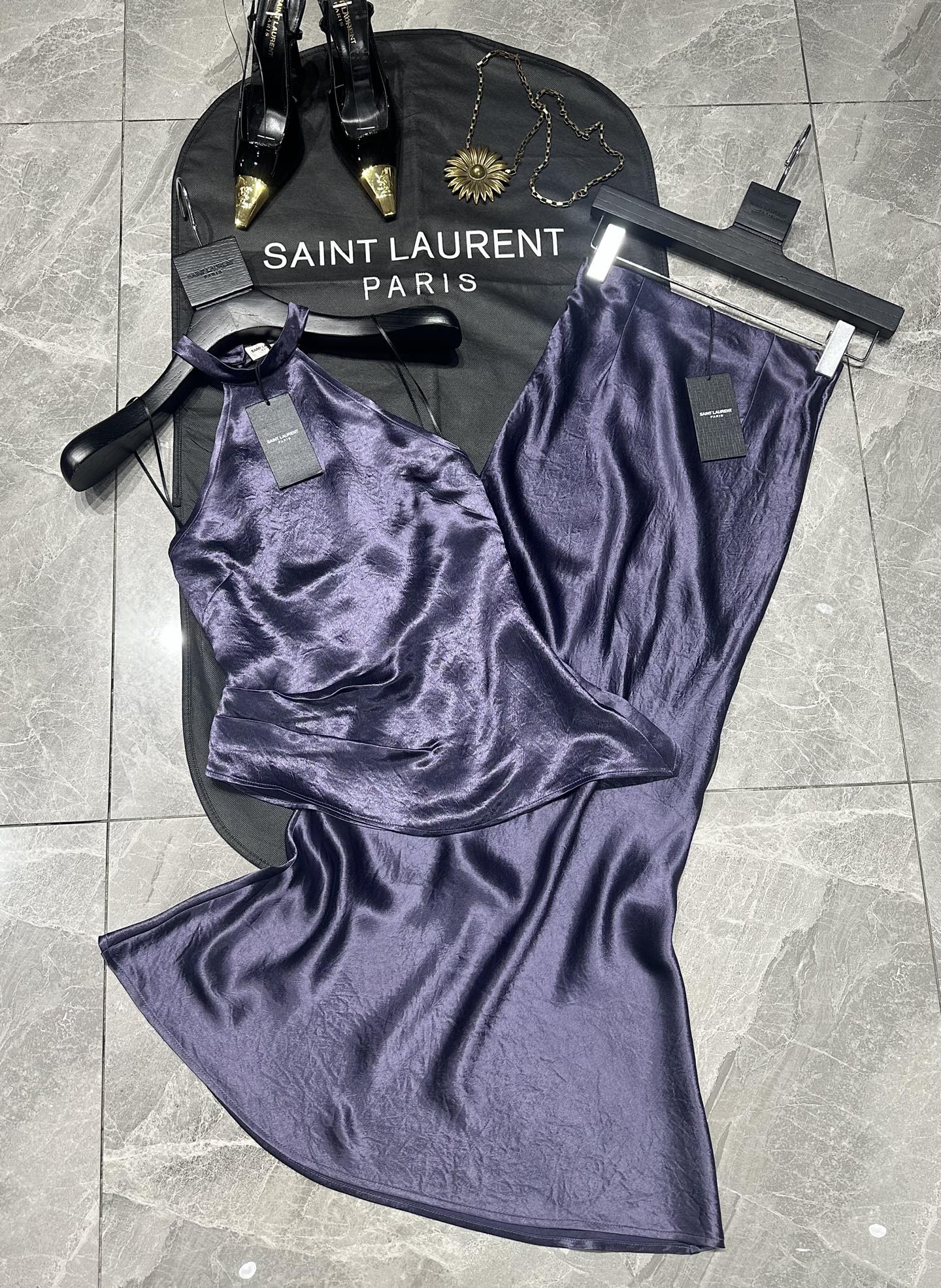 Stylish and Versatile Female Suit Collection by Saint Laurent for Summer Fashion