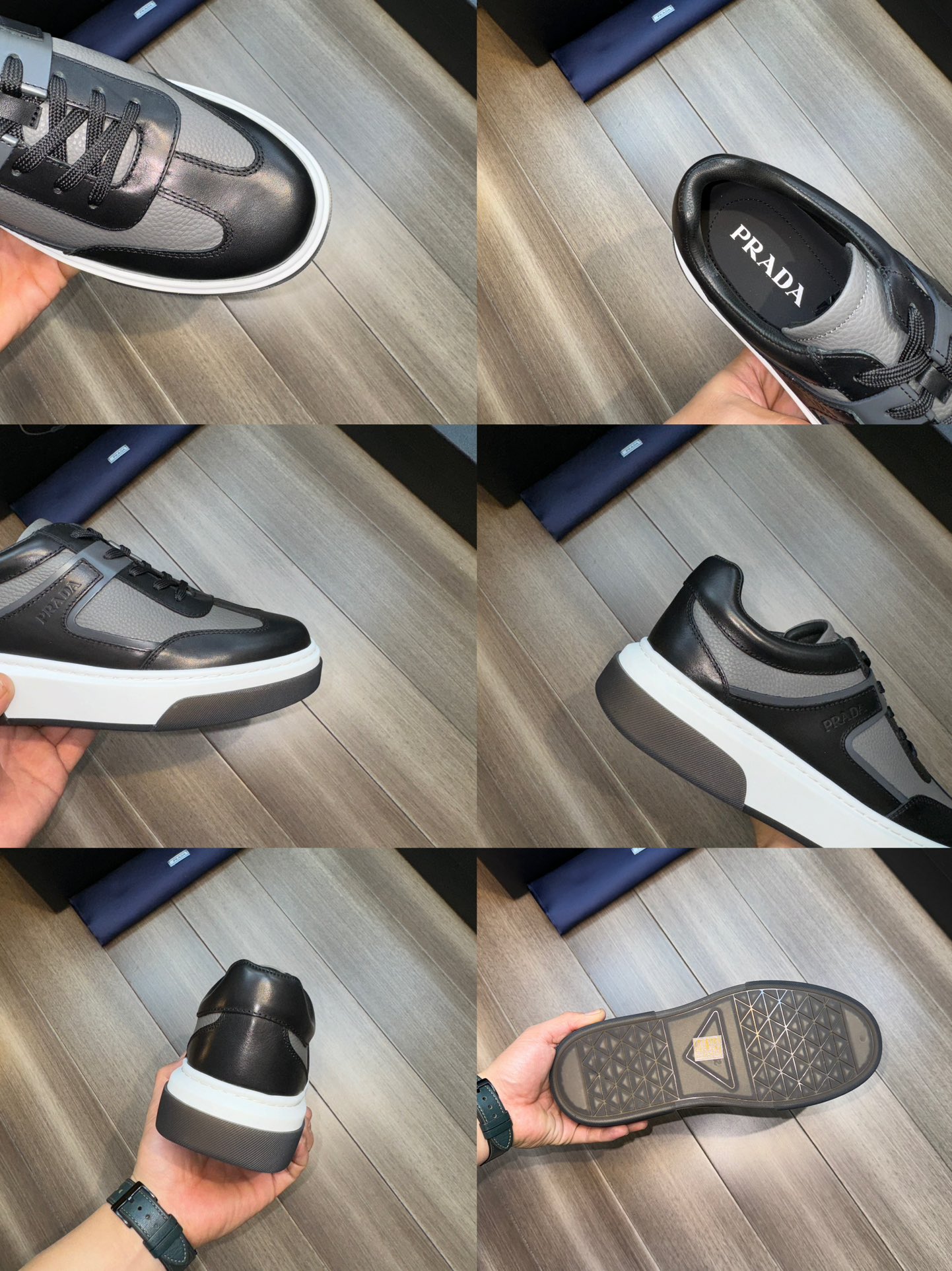 [PRADA] Prada P260 - Calidad de gama alta Original único - Parte superior: piel de becerro napa, pie