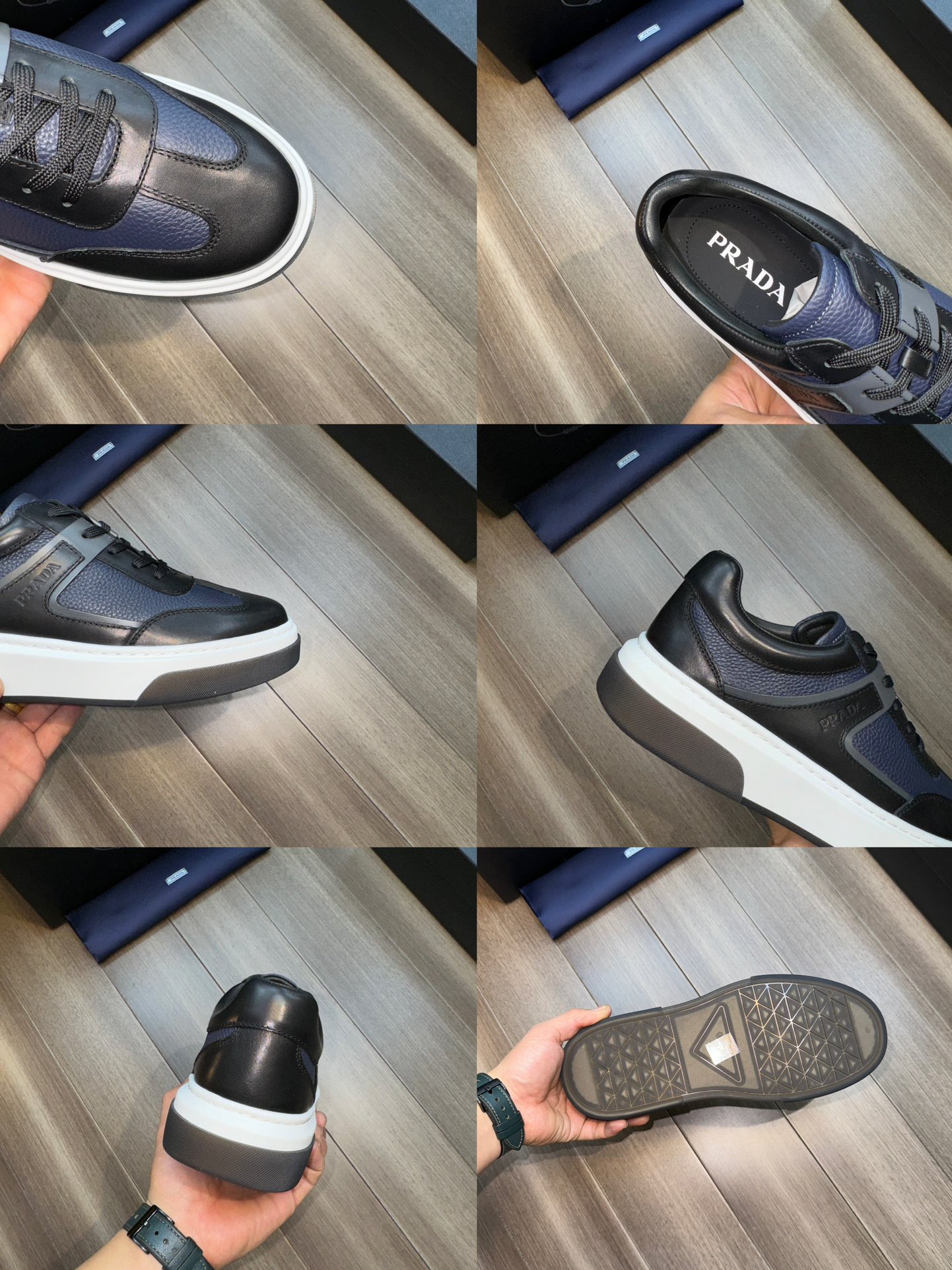 [PRADA] Prada P260 - Calidad de gama alta Original único - Parte superior: piel de becerro napa, pie
