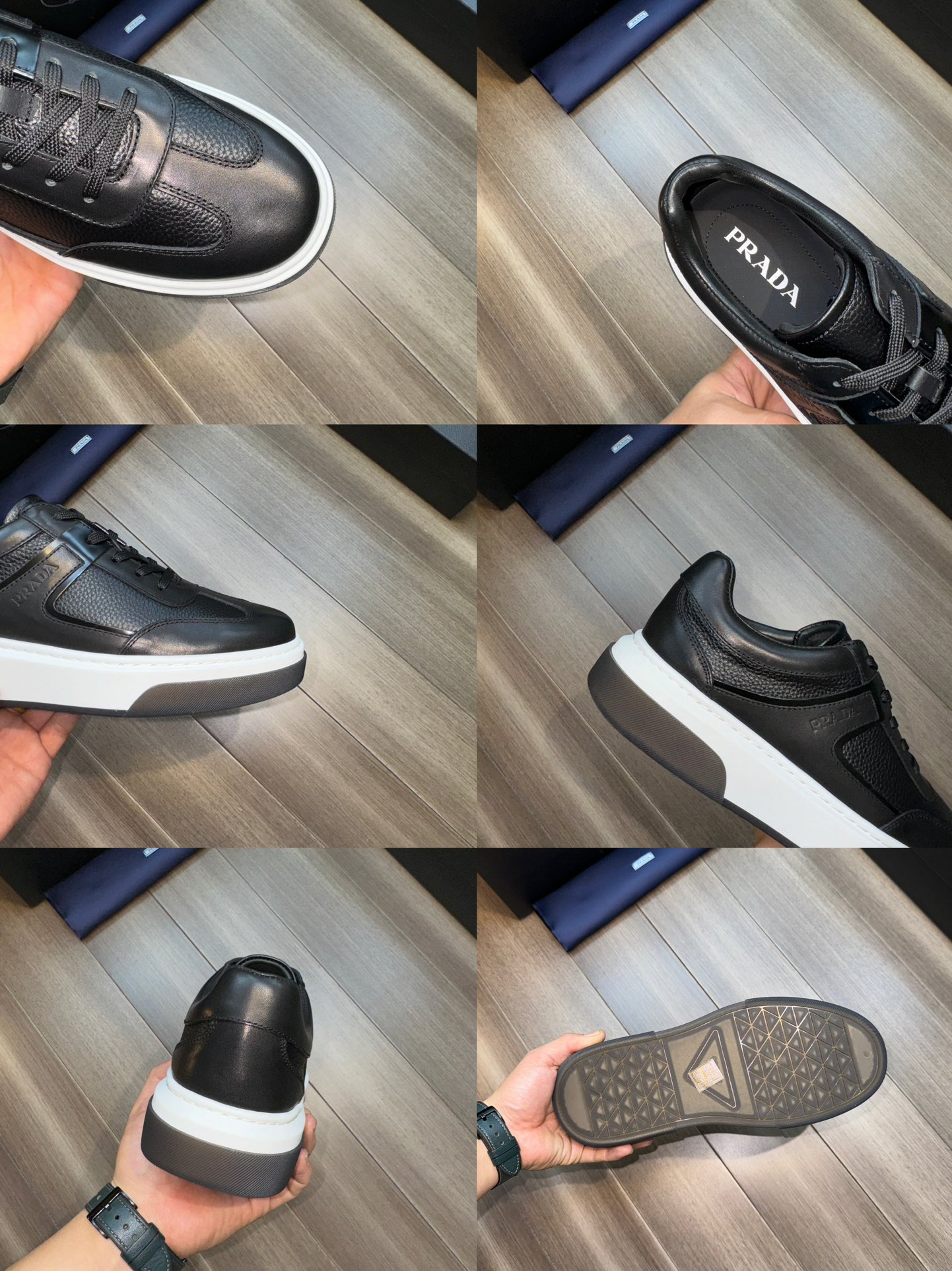 [PRADA] Prada P260 - Calidad de gama alta Original único - Parte superior: piel de becerro napa, pie