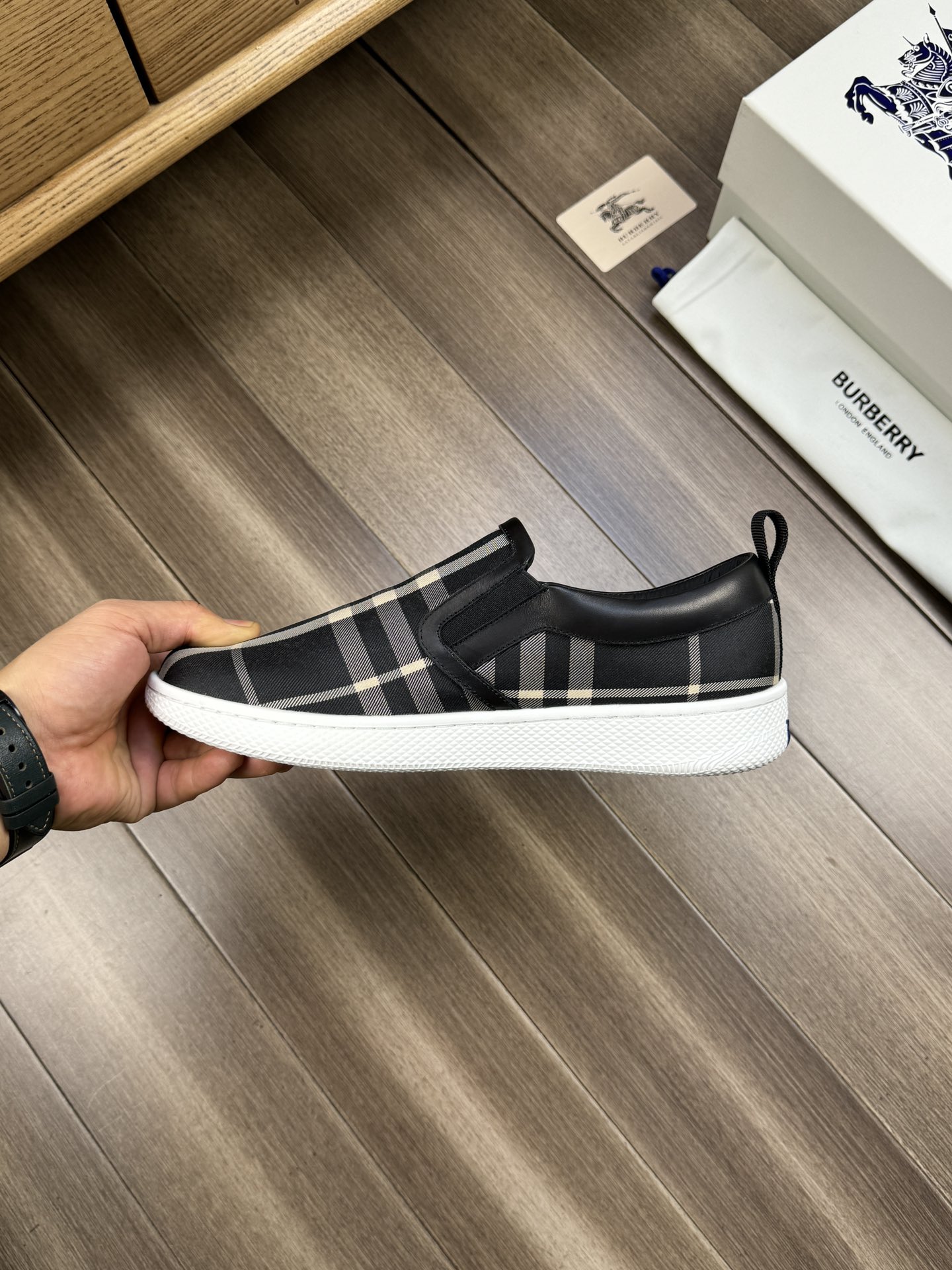 [BURBERRY] Burberry P290 - Calidad de gama alta Original único - Parte superior: tela de tótem de ma
