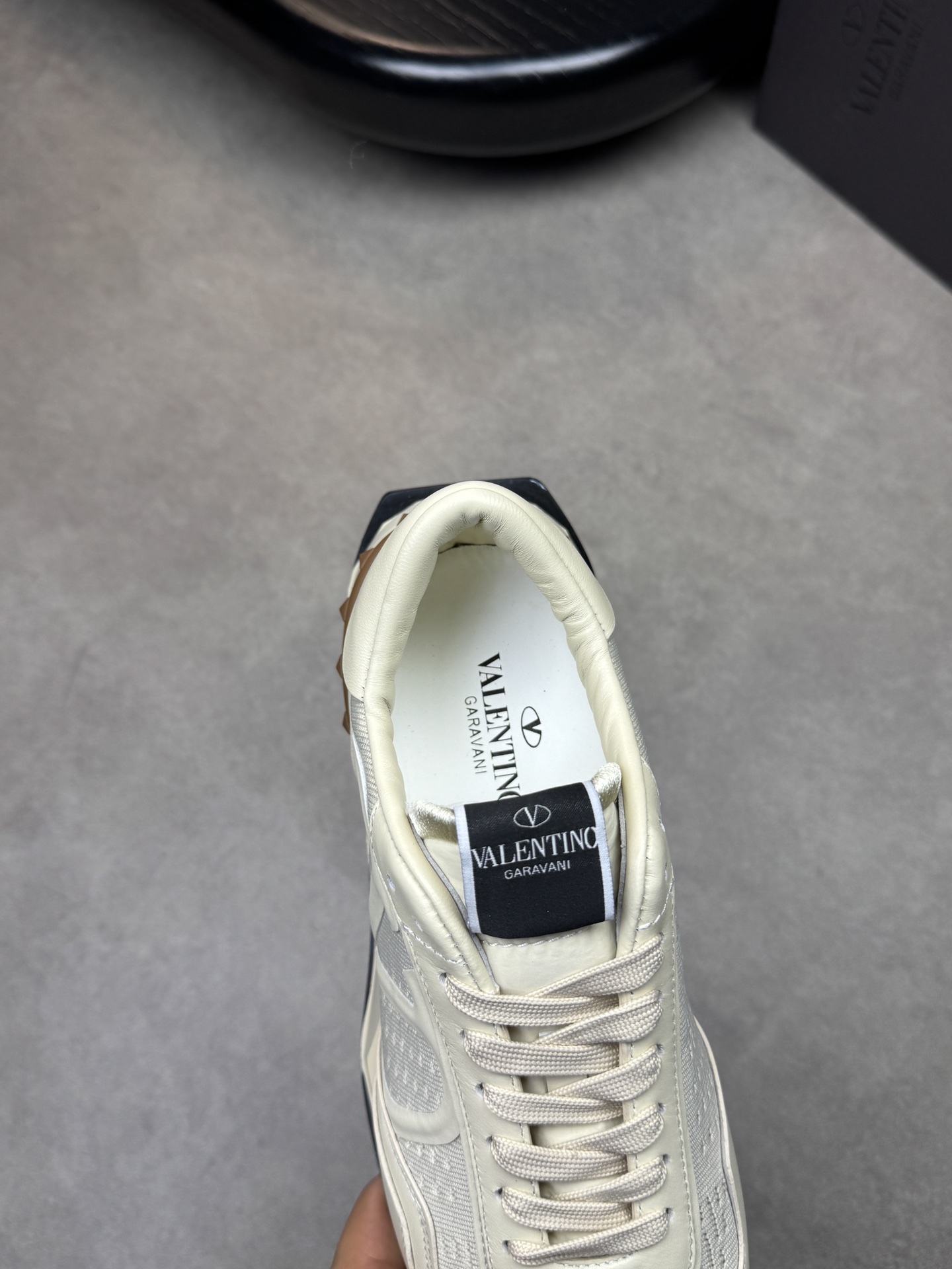 VALENTINO Garavani Nappa Leather Logo Sneakers in Beige, Size 39-44 7 i1741802744 1467 6
