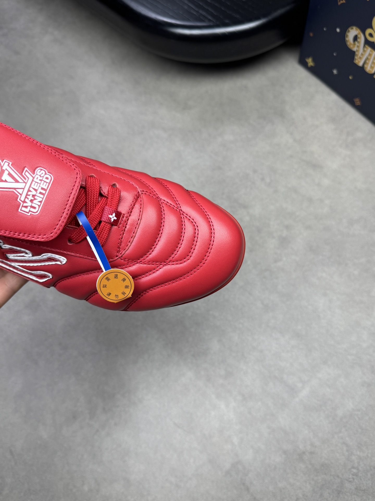 Louis Vuitton Red Leather Sneakers Casual Shoes for Men and Women 7 i1741890599 2518 5