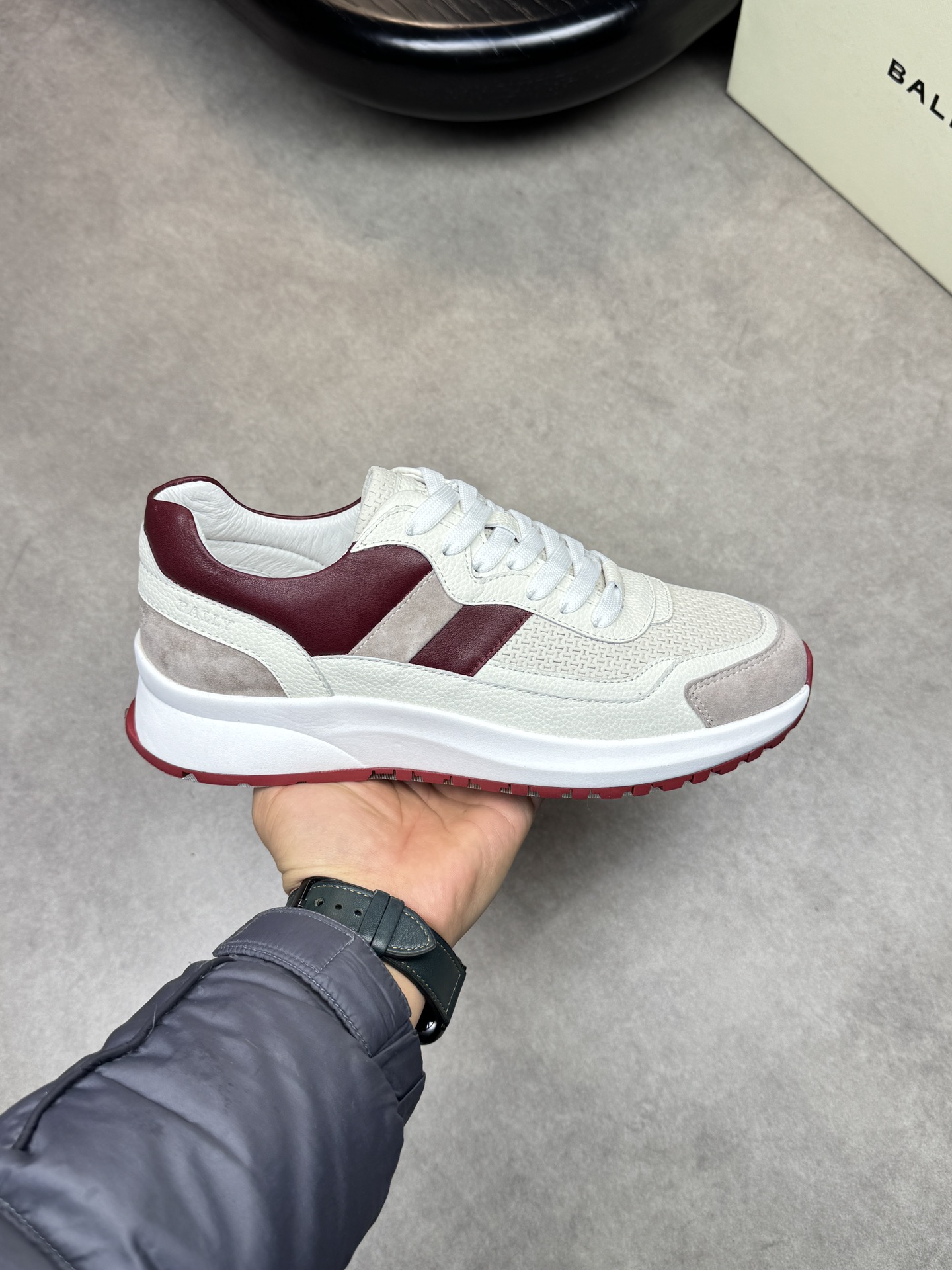 Bally Men's Nappa Leather Sneakers, Casual Sport Shoes, Size 39-44 5 i1742235530 8313 3