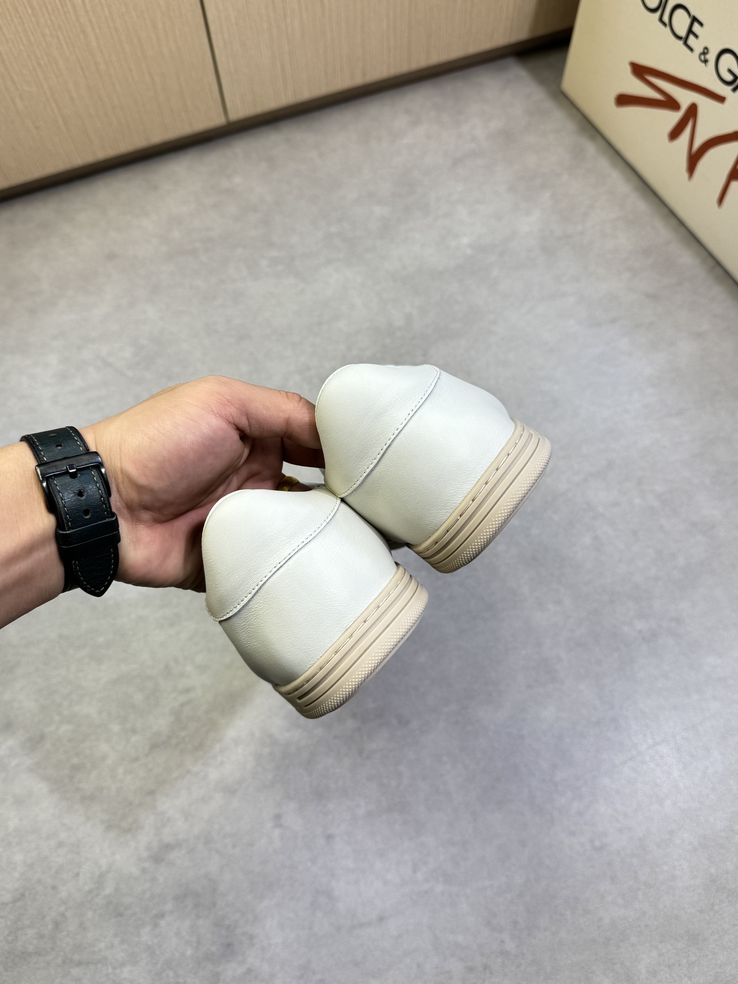 Dolce&Gabbana White Leather Sneakers for Men - Casual Comfort, Sizes 39-44 9 i1742678784 6332 7