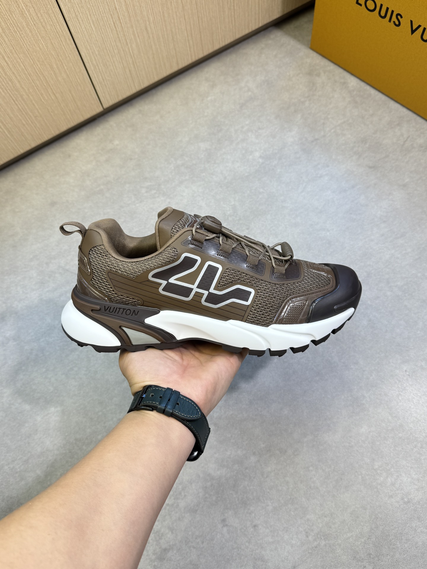 Louis Vuitton Premium Quality Brown Casual Sneakers, Sizes 39-44 5 i1742753233 6285 3