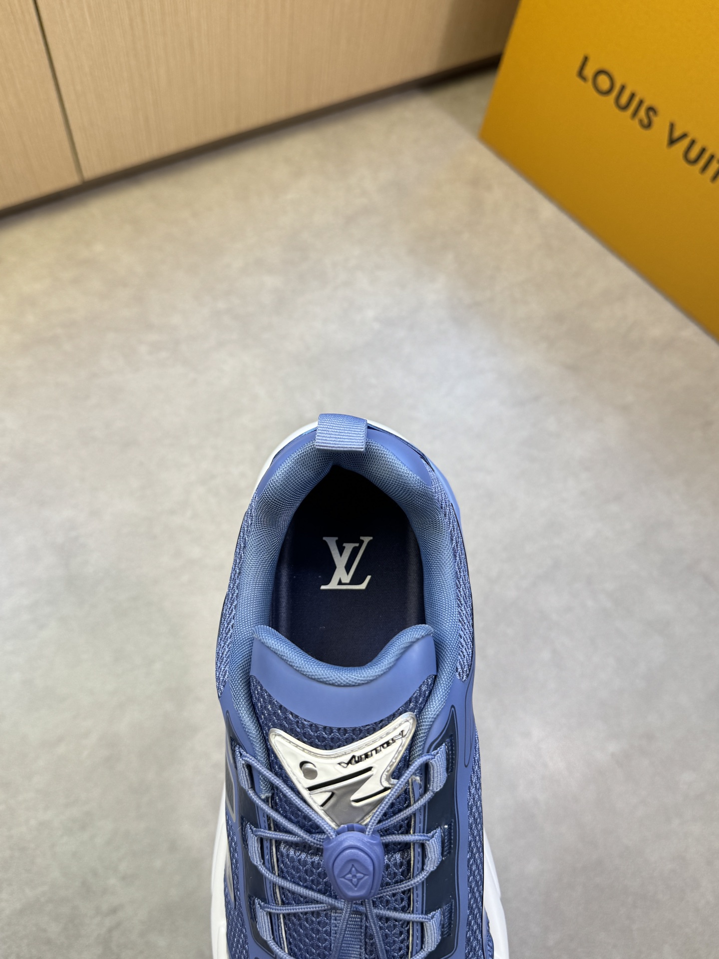 Louis Vuitton Men's Blue Casual Sneakers, Stylish and Comfortable Shoes 8 i1742753412 2436 6