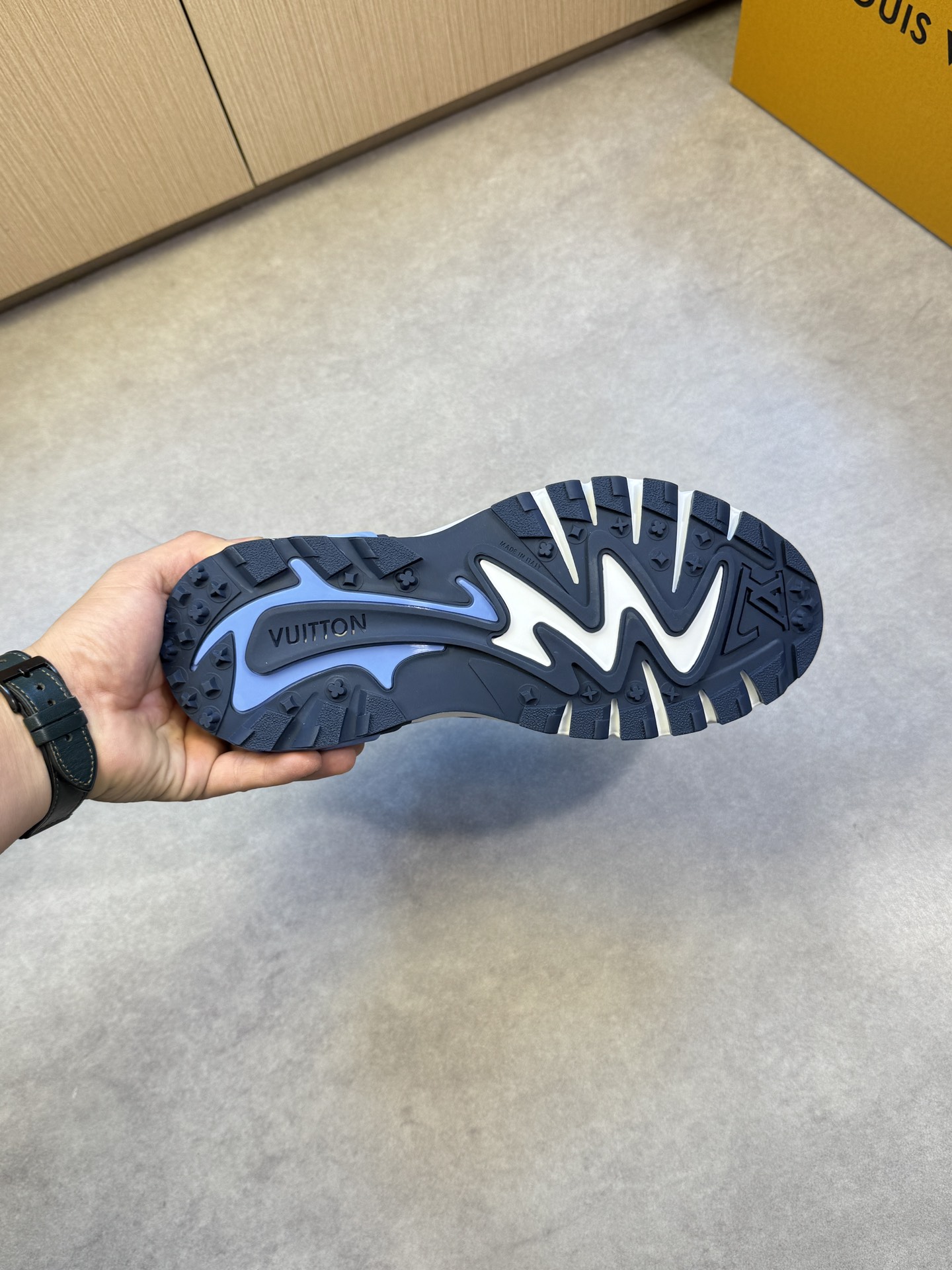 Louis Vuitton Men's Blue Casual Sneakers, Stylish and Comfortable Shoes 10 i1742753412 5601 8