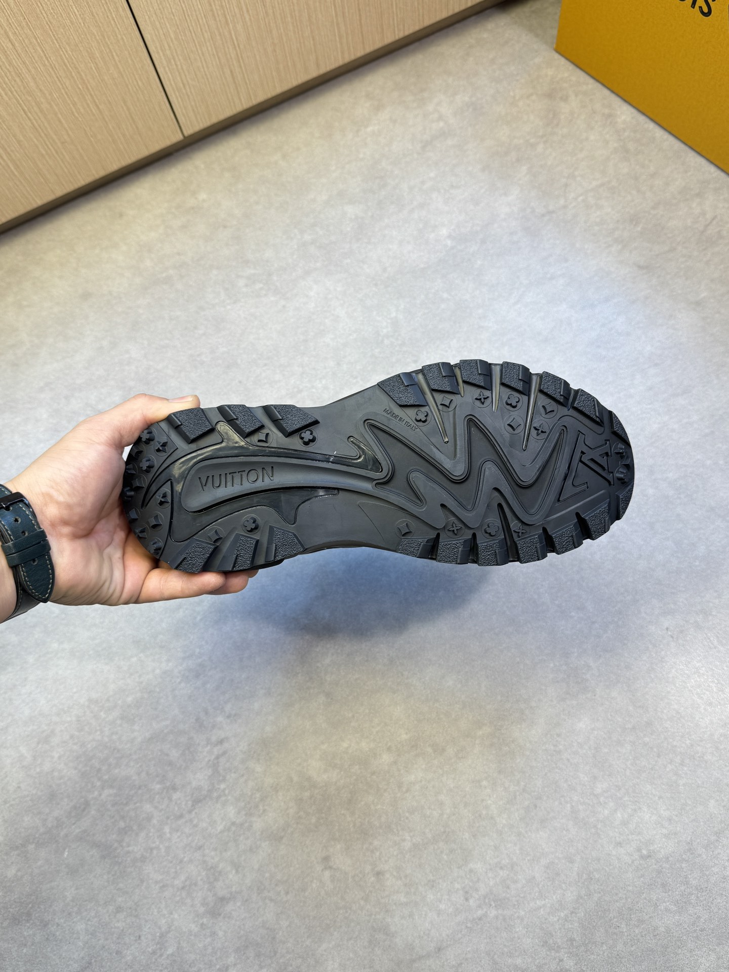 Louis Vuitton Men's Black Casual Sneakers Mesh Upper, Size 39-44 10 i1742753472 4445 8