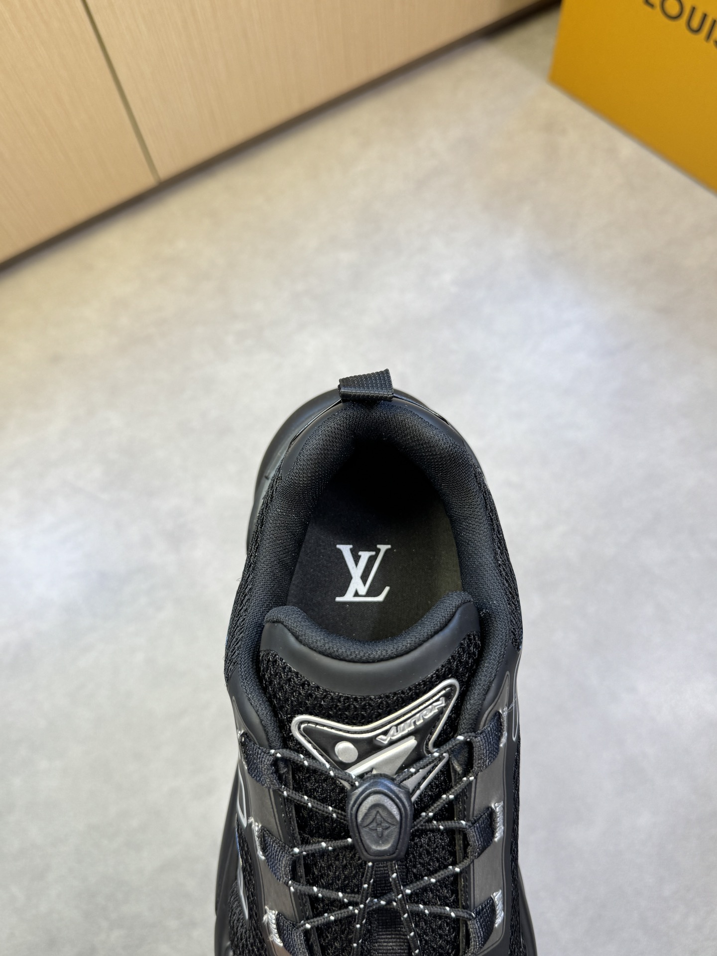 Louis Vuitton Men's Black Casual Sneakers Mesh Upper, Size 39-44 8 i1742753472 4947 6